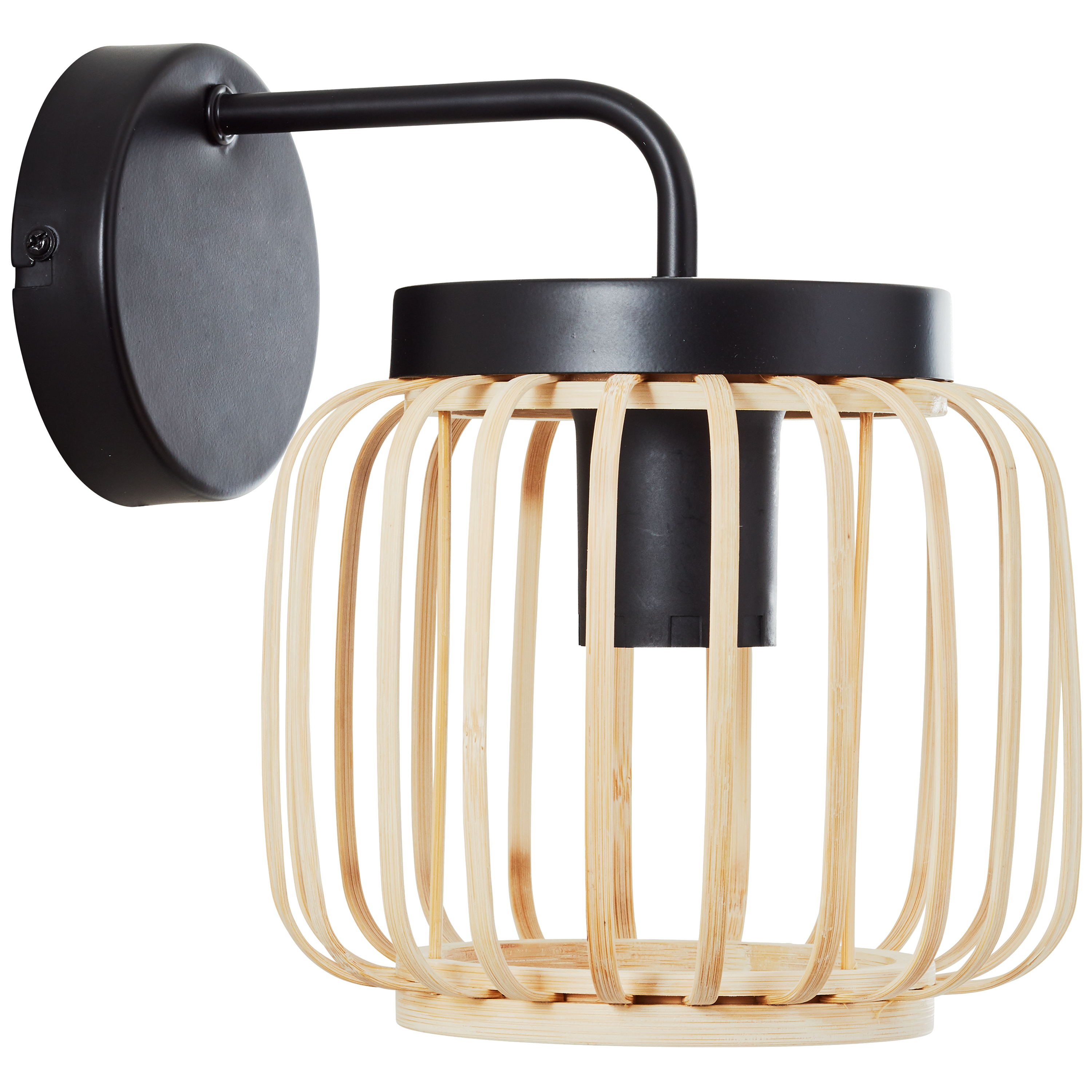 Kinkiet Pecan czarno-beżowy E27 Inspire - 2