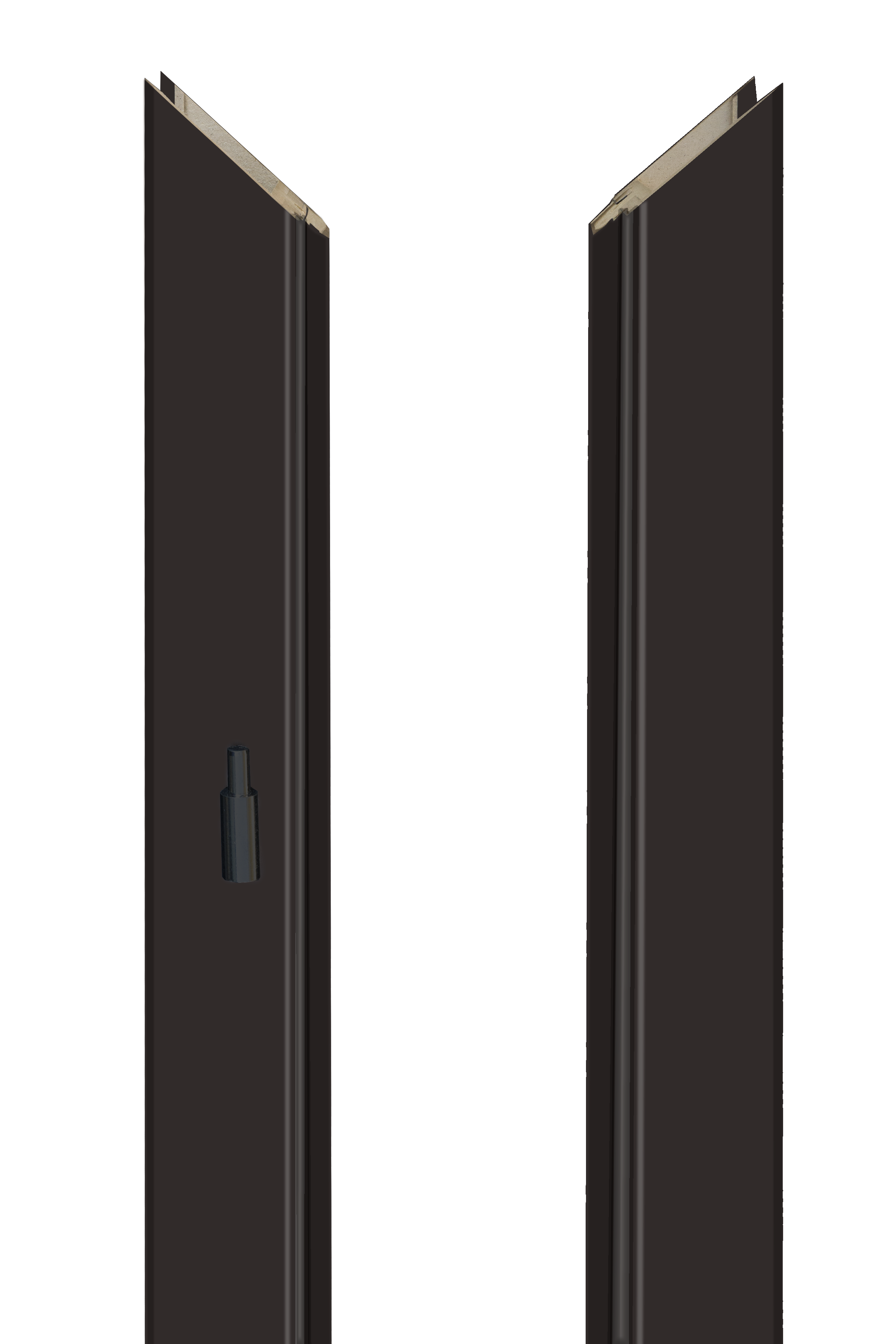 Baza lewa ościeżnicy regulowanej do skrzydeł przylgowych Tora Dual Vinci czarny mat 140 - 160 mm ARTENS