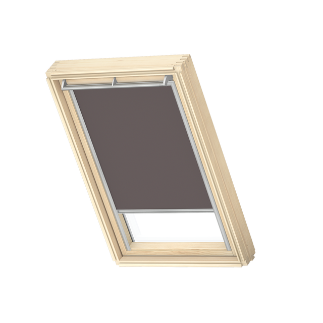 Roleta zaciemniająca do okna dachowego 78x140 cm taupe z aluminiową ramą Velux