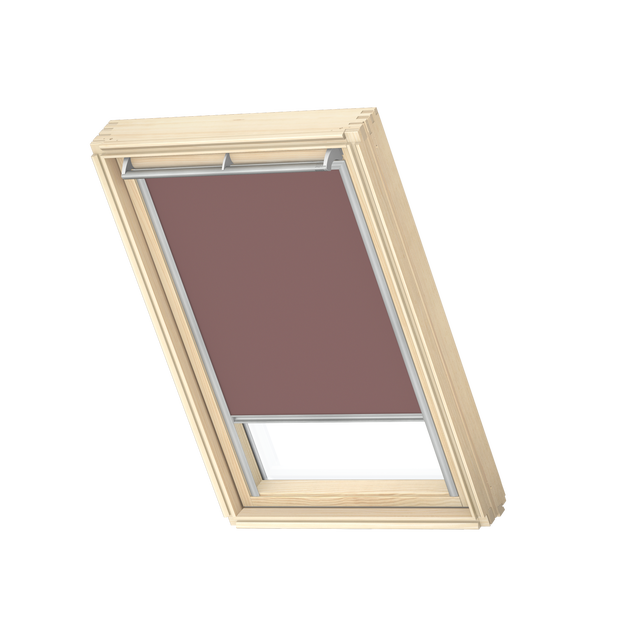 Roleta zaciemniająca do okna dachowego 78x140 cm różowa z aluminiową ramą Velux