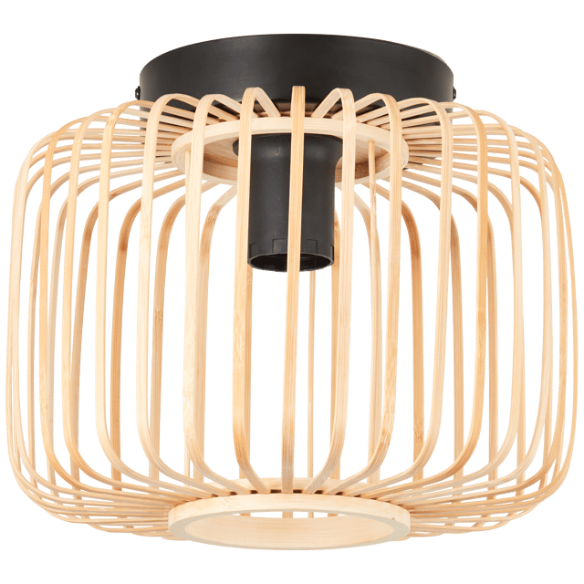 Lampa sufitowa Pecan czarno-beżowa E27 Inspire