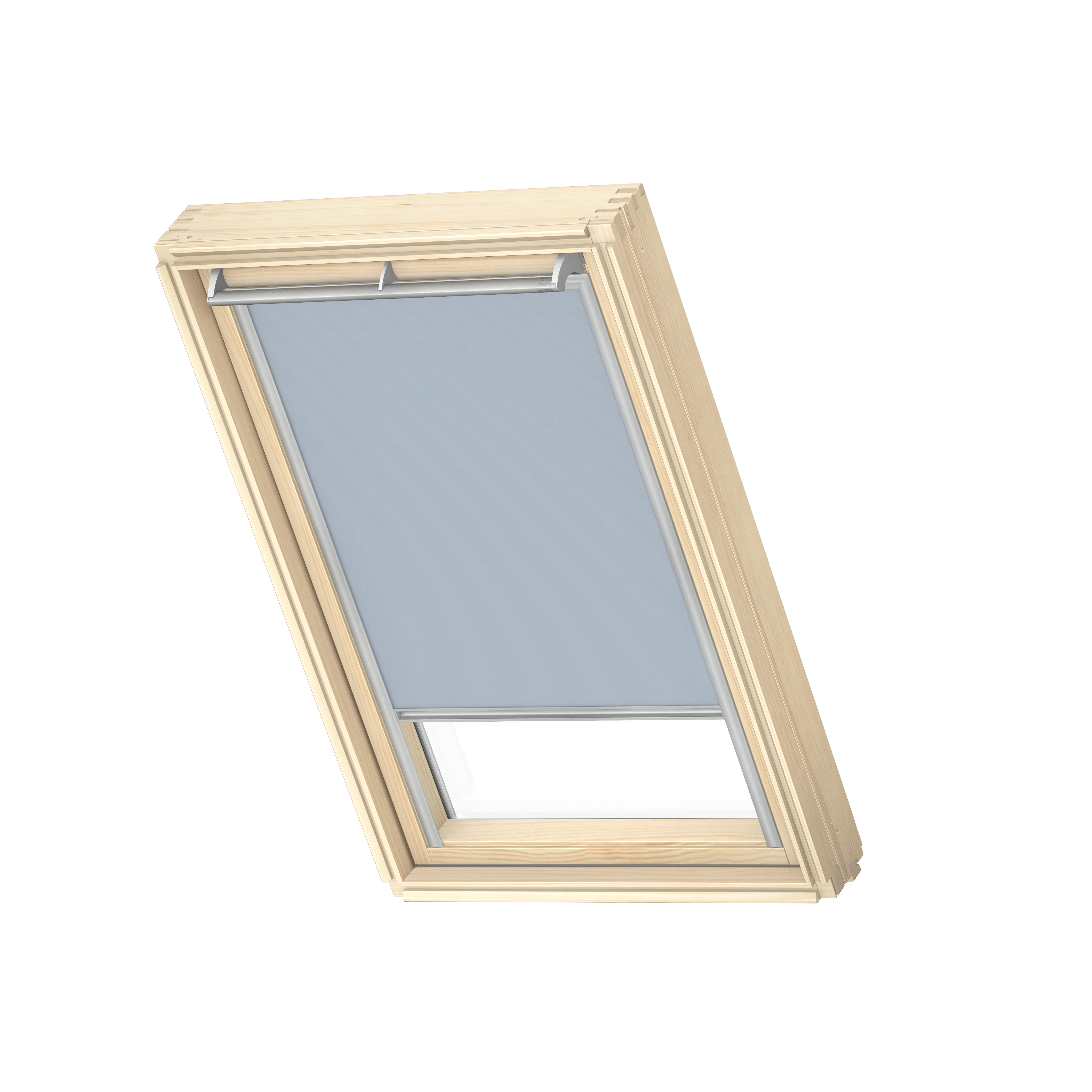 Roleta zaciemniająca do okna dachowego 78x140 cm błękitna z aluminiową ramą Velux