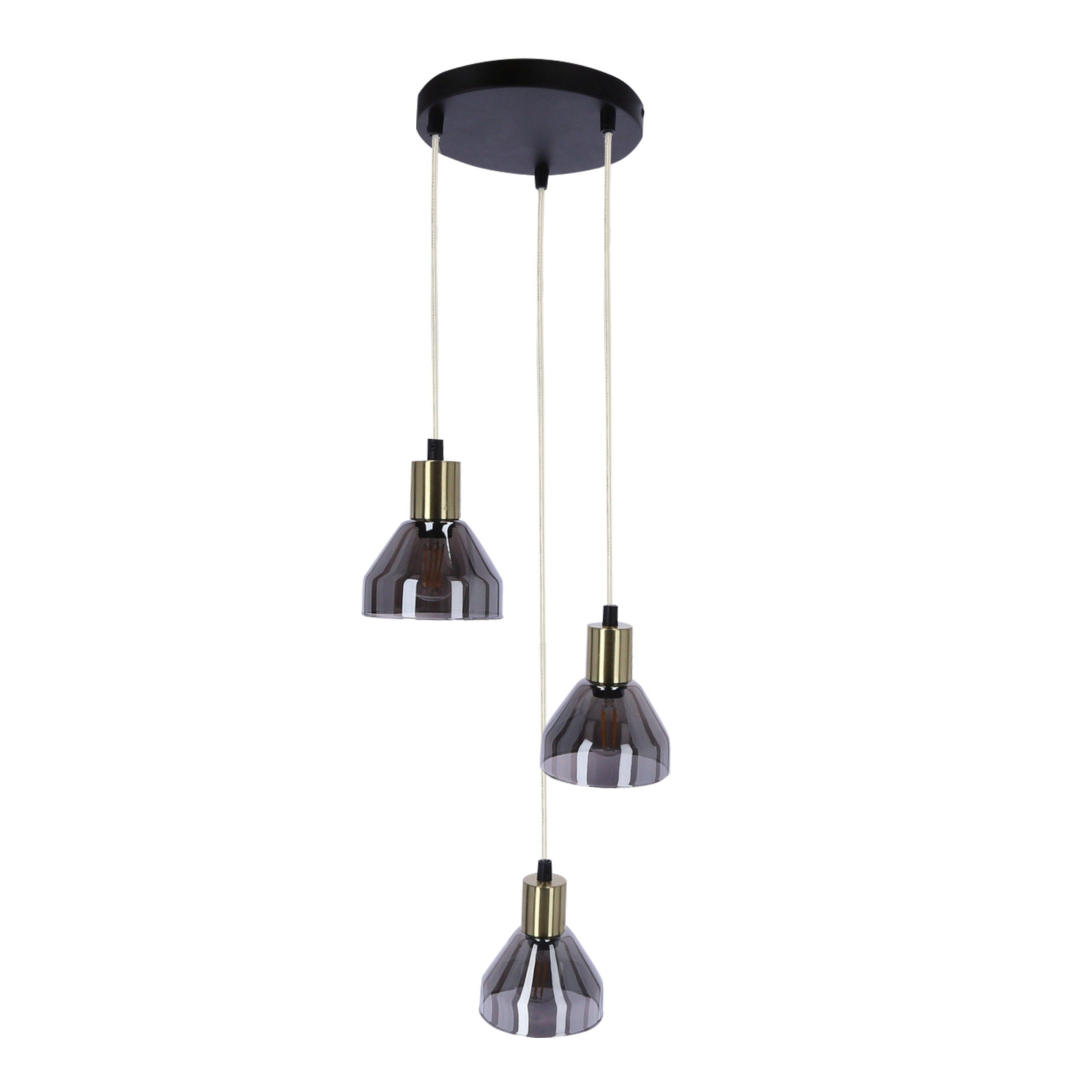 Lampa wisząca Gregory brązowa E14 Candellux