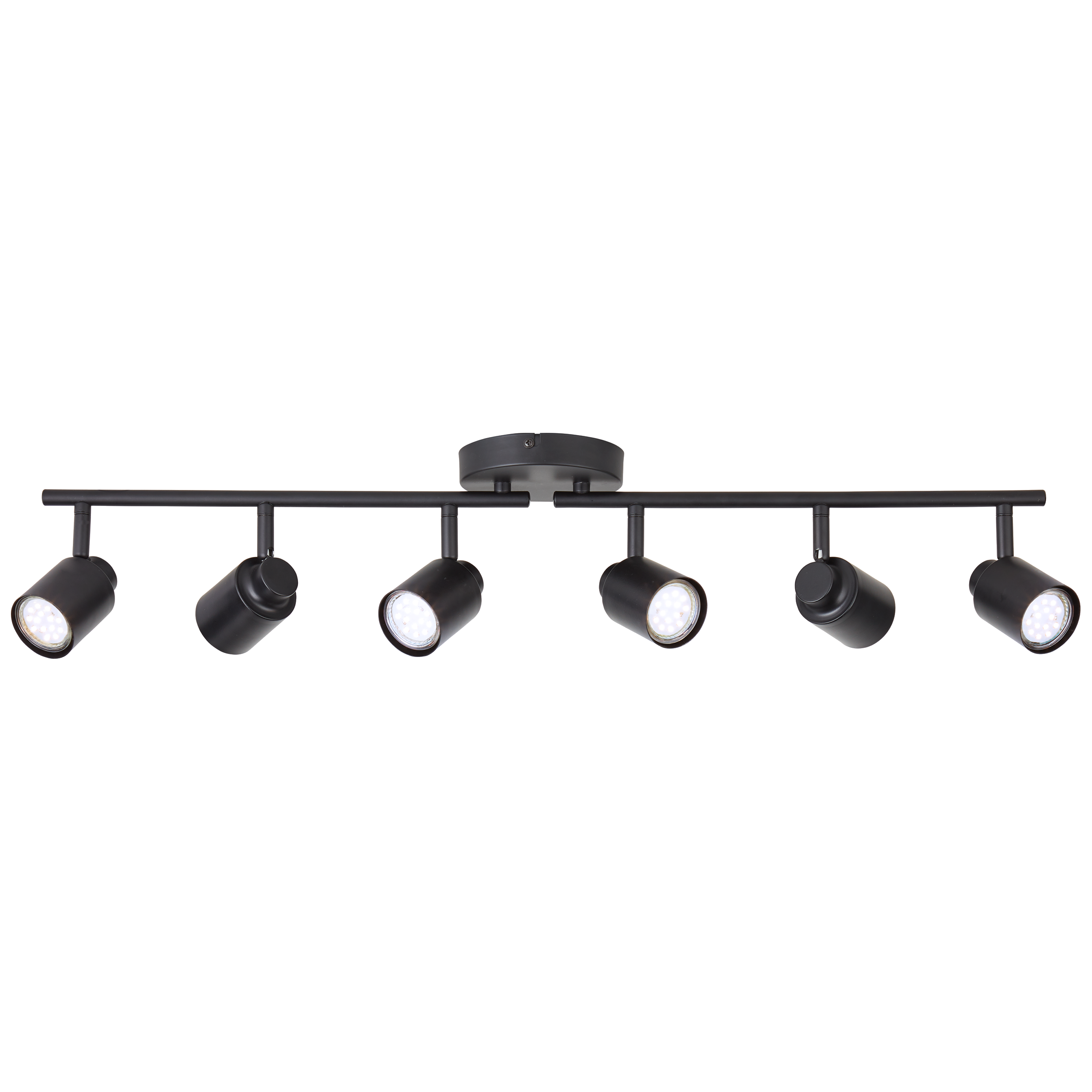 Foco decorativo INSPIRE TEKLA 6 LÂMPADAS GU10X6 METAL PRETO - 17