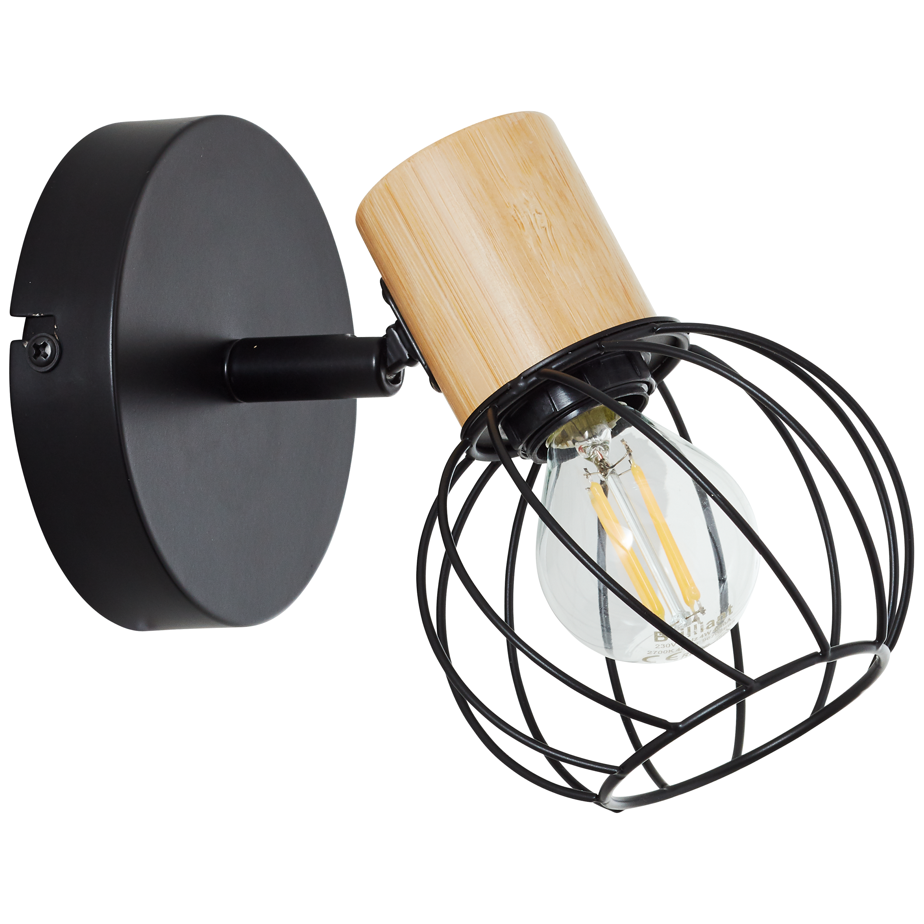 Reflektor Mallow czarno - beżowy E14 Inspire - 13