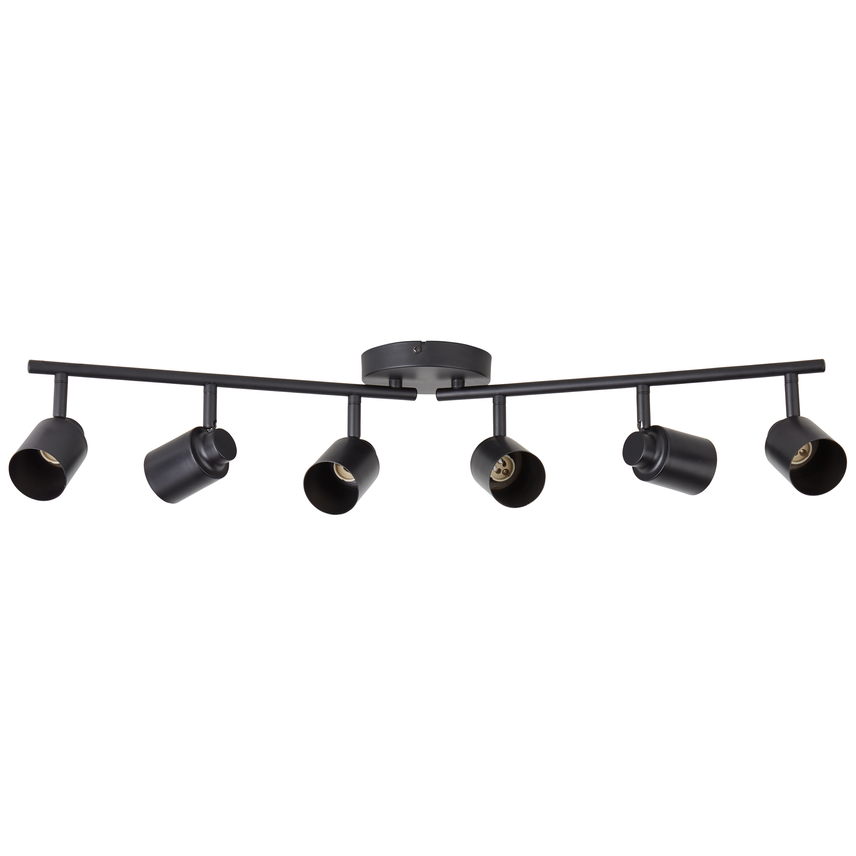 Foco decorativo INSPIRE TEKLA 6 LÂMPADAS GU10X6 METAL PRETO - 16