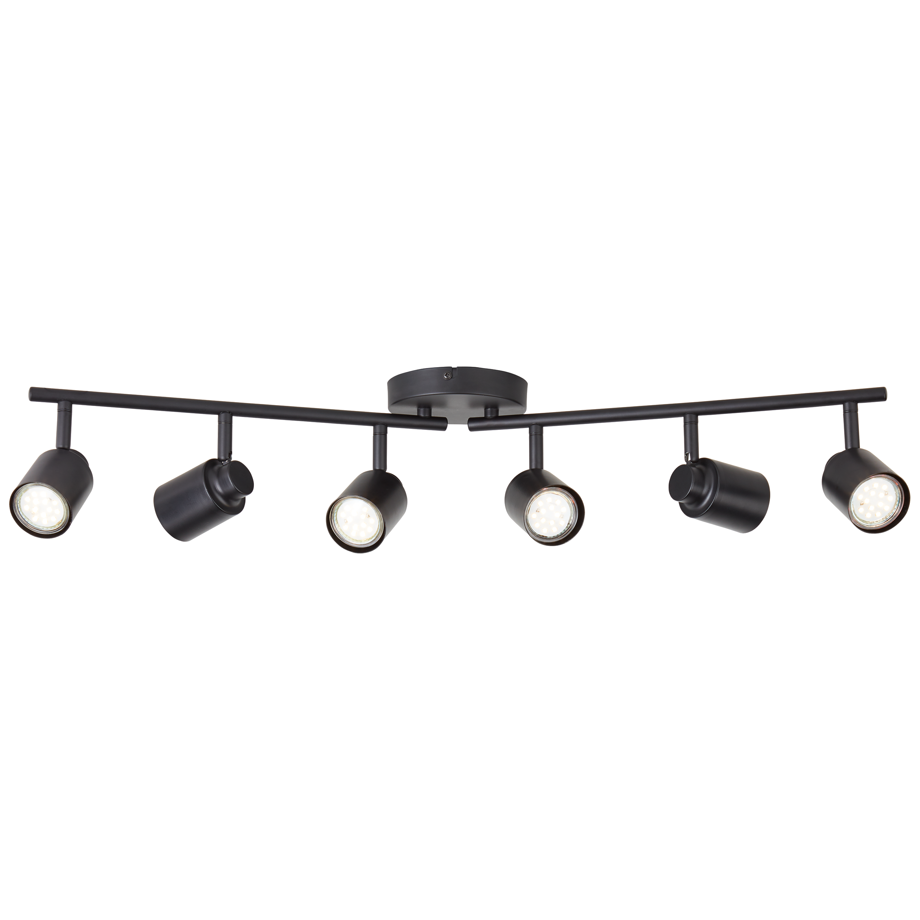 Foco decorativo INSPIRE TEKLA 6 LÂMPADAS GU10X6 METAL PRETO - 14