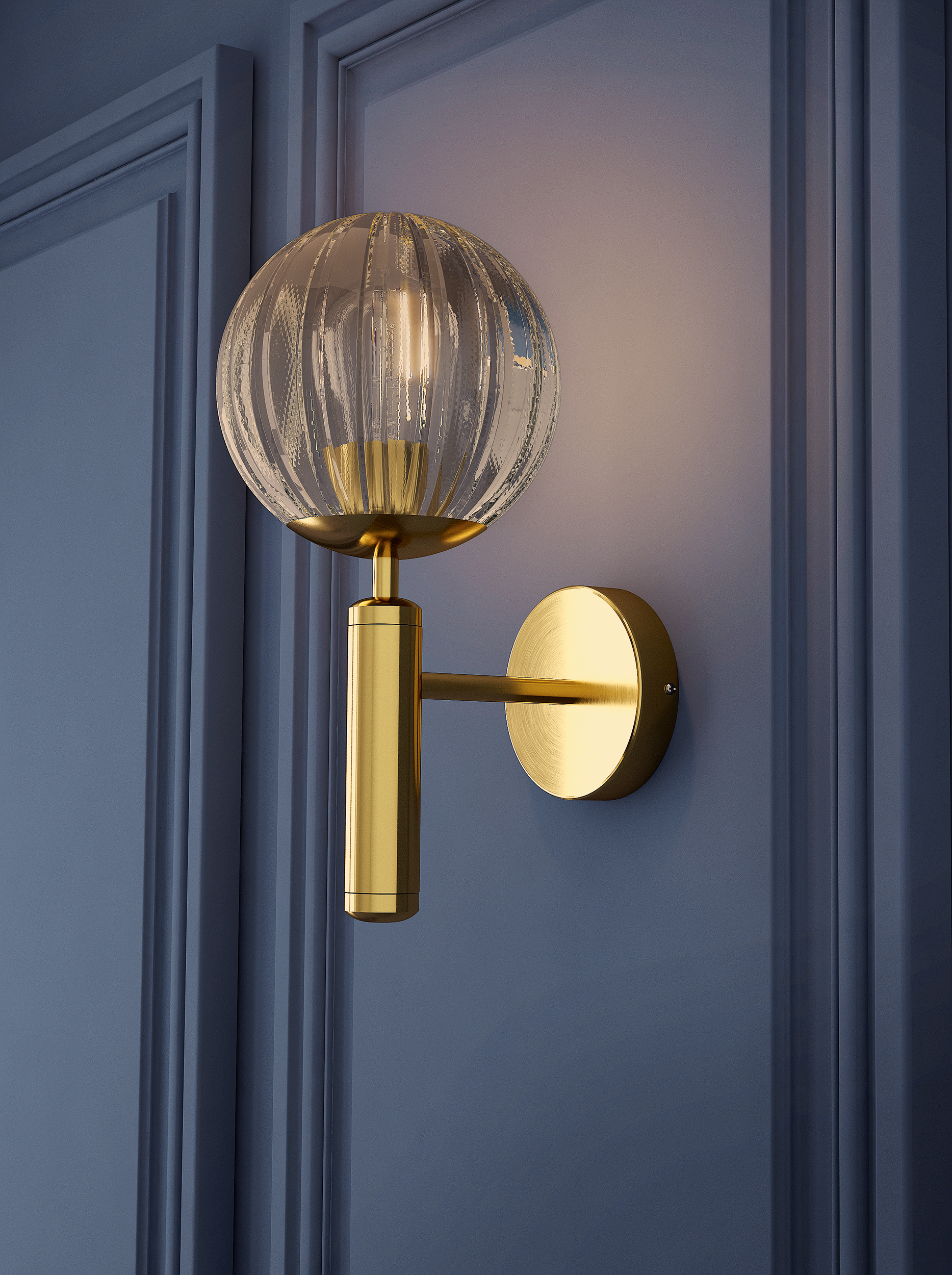 Kinkiet Ravena złoto-czarny E27 Italux - 3