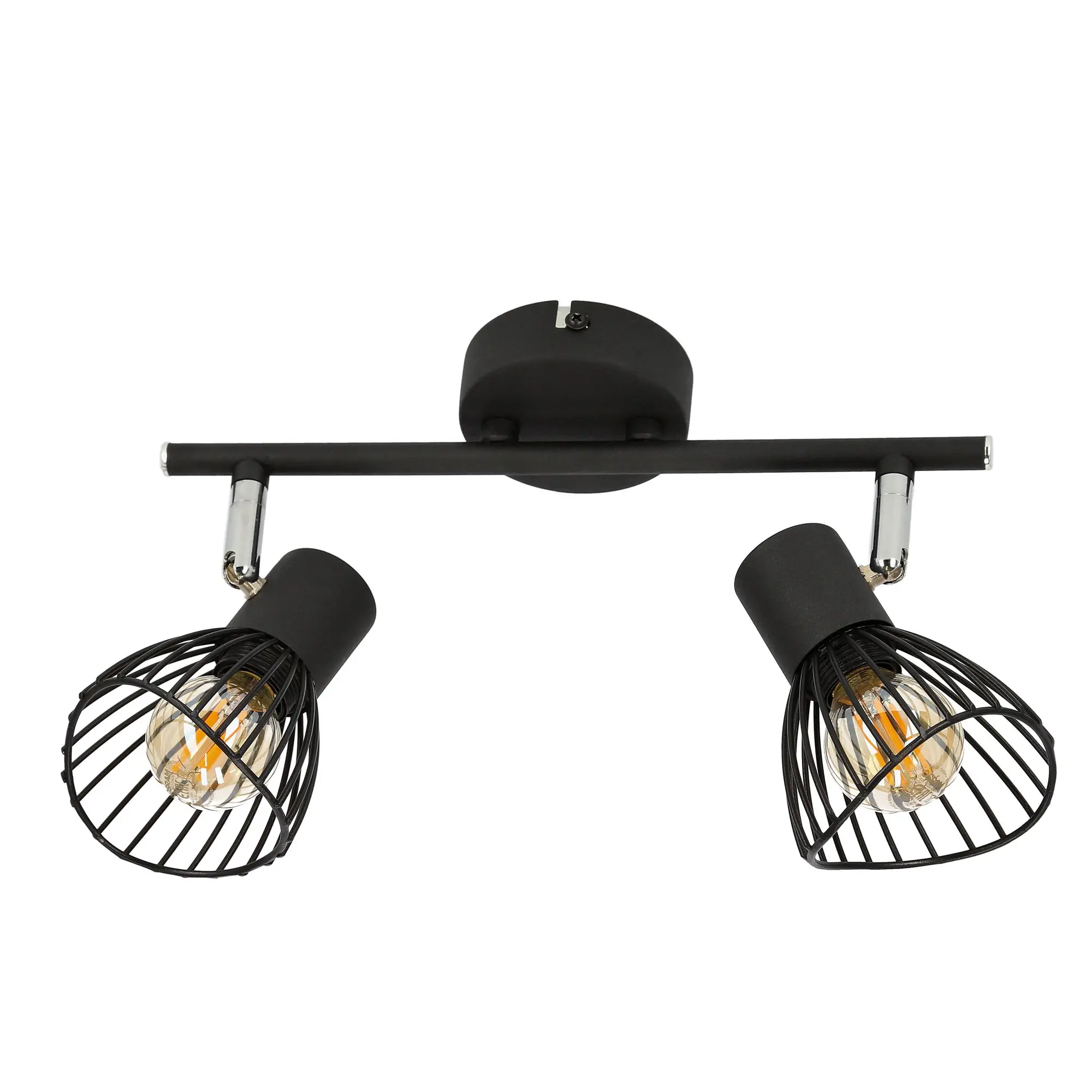 Listwa reflektorowa Fly czarna 2 x E14 Candellux