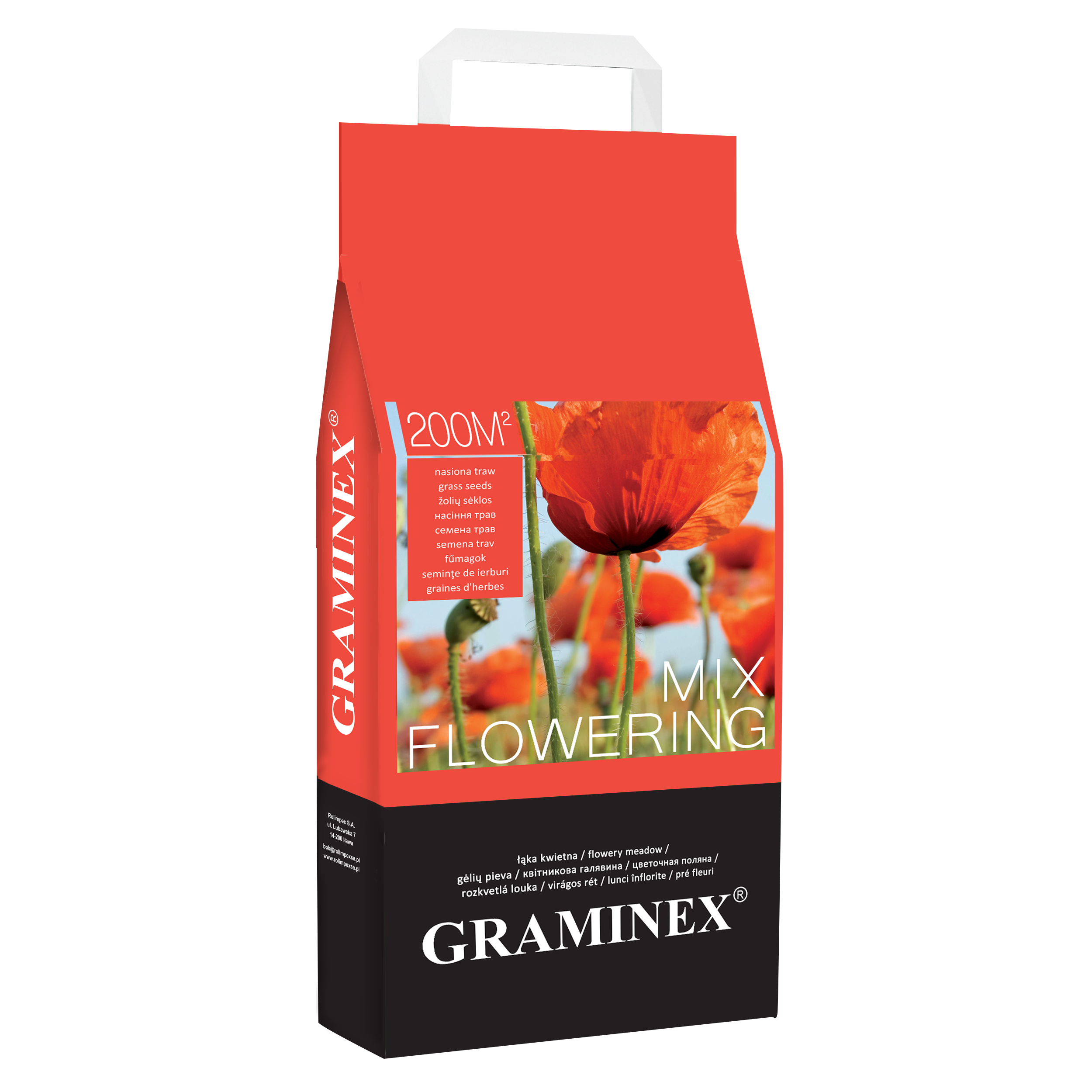 Łąka kwietna Flowering mix 4kg / 200m2 Graminex