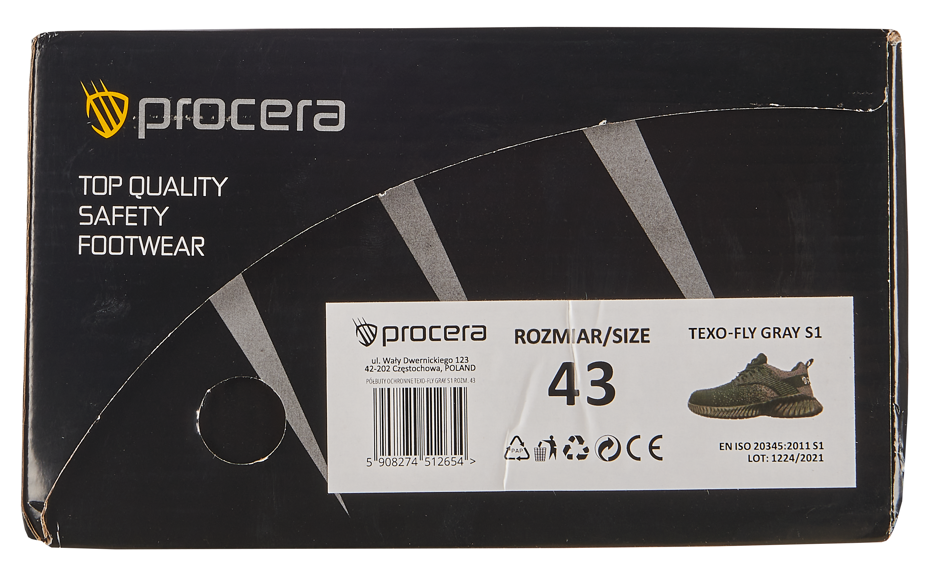 Półbuty robocze Texo Gray S1 rozmiar 41 - 4