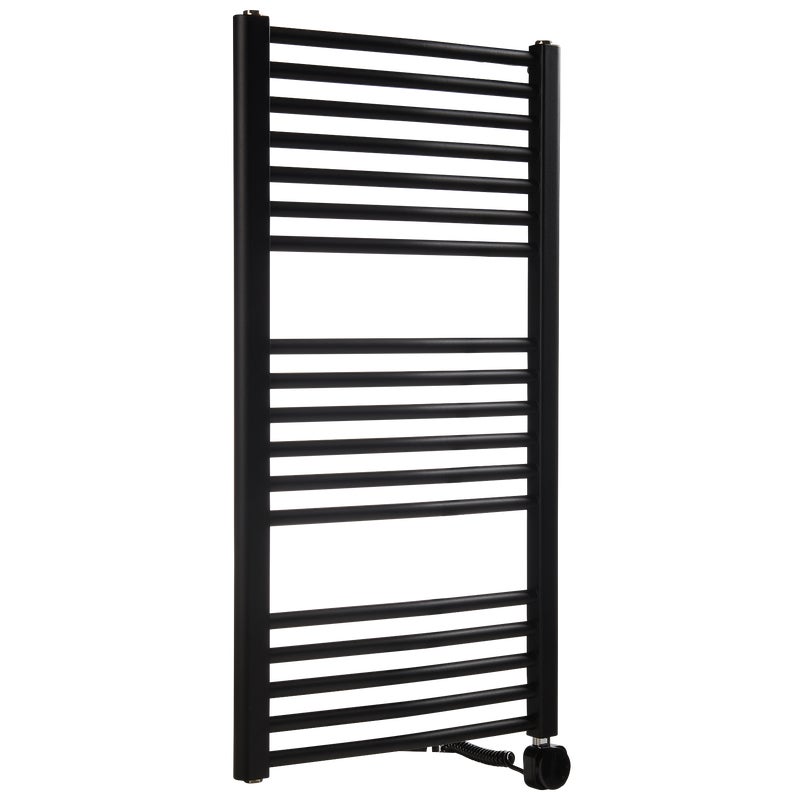 Grzejnik elektryczny ELTOP 92.2x50 cm Czarny Mat 300W LUXRAD