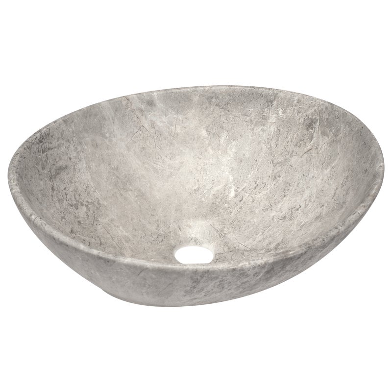 Umywalka ceramiczna nablatowa Sofia Light Stone 41 x 34 Rea