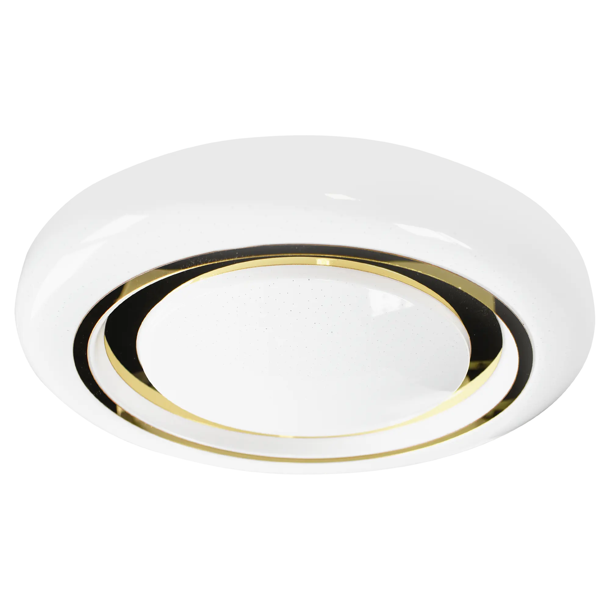 Plafon Megan biało-złoty 5200 lm LED Milagro