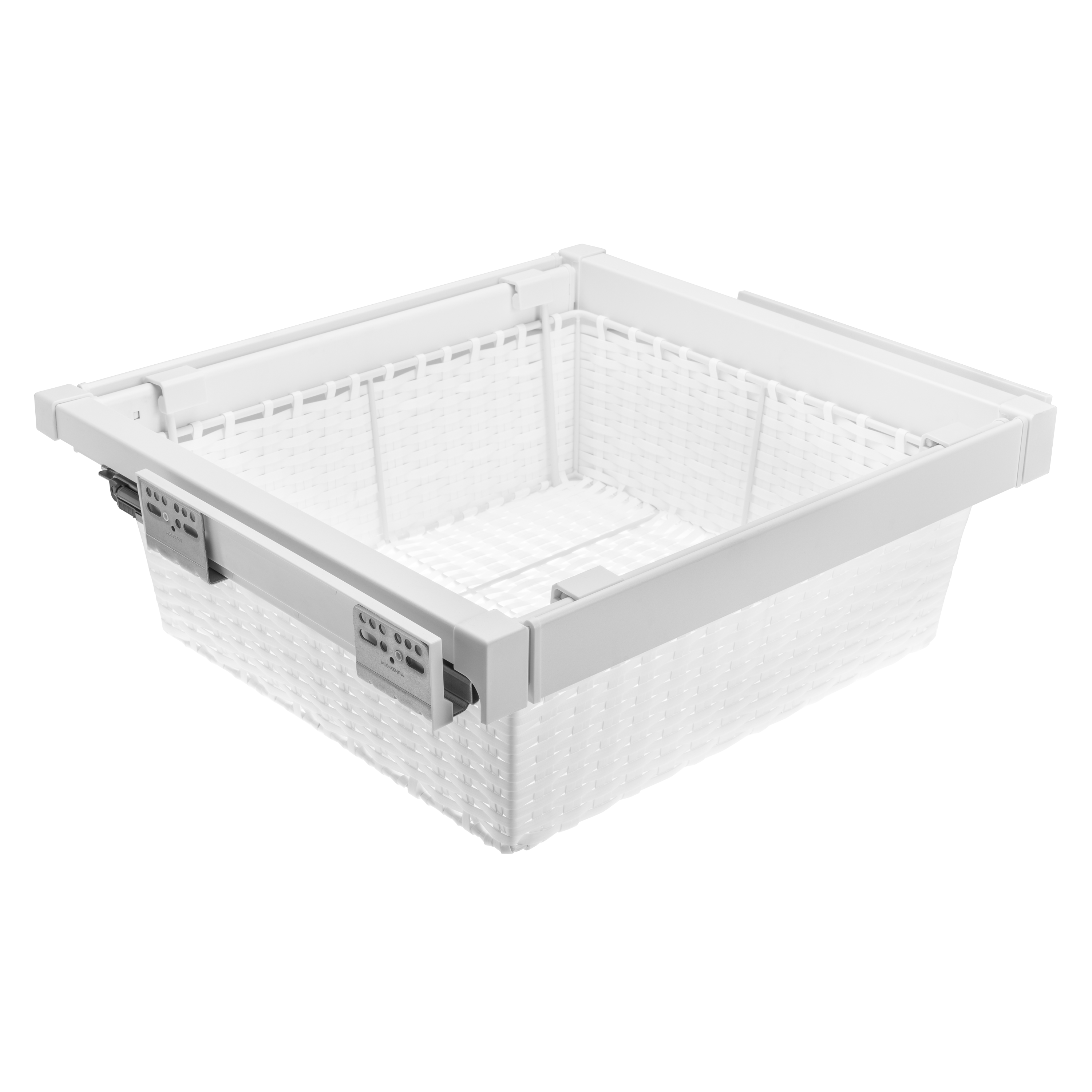 Szuflada z koszem rattan do korpusu 60 cm biała Elite GTV