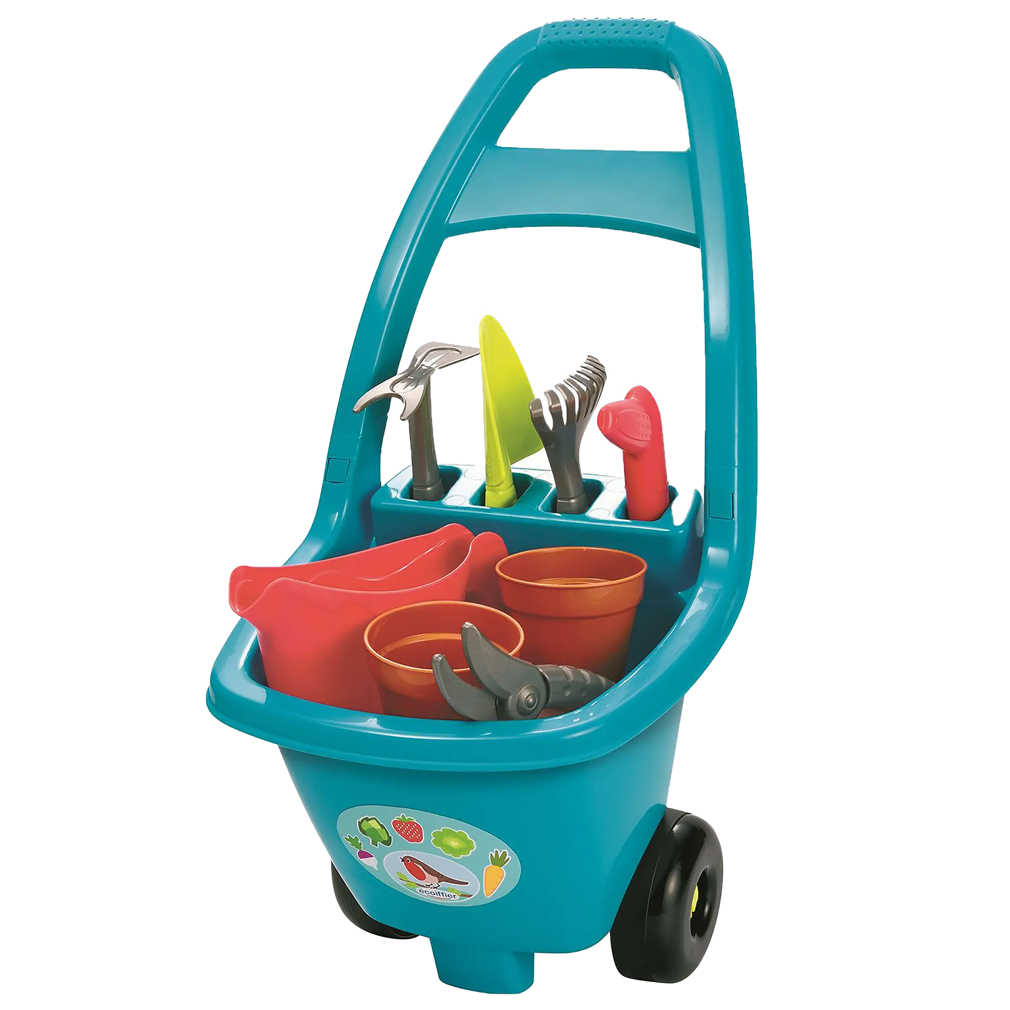 Wózek ogrodowy do piaskownicy z akcesoriami Ecoiffier