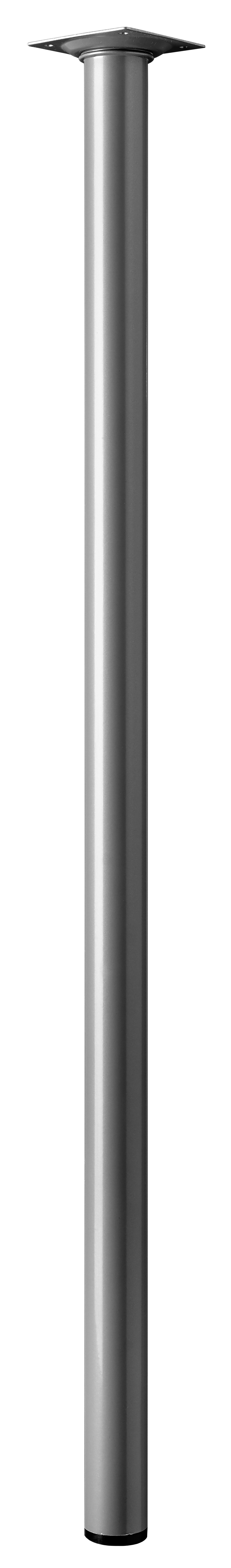 Noga meblowa 3 x 70 cm srebrna Hettich