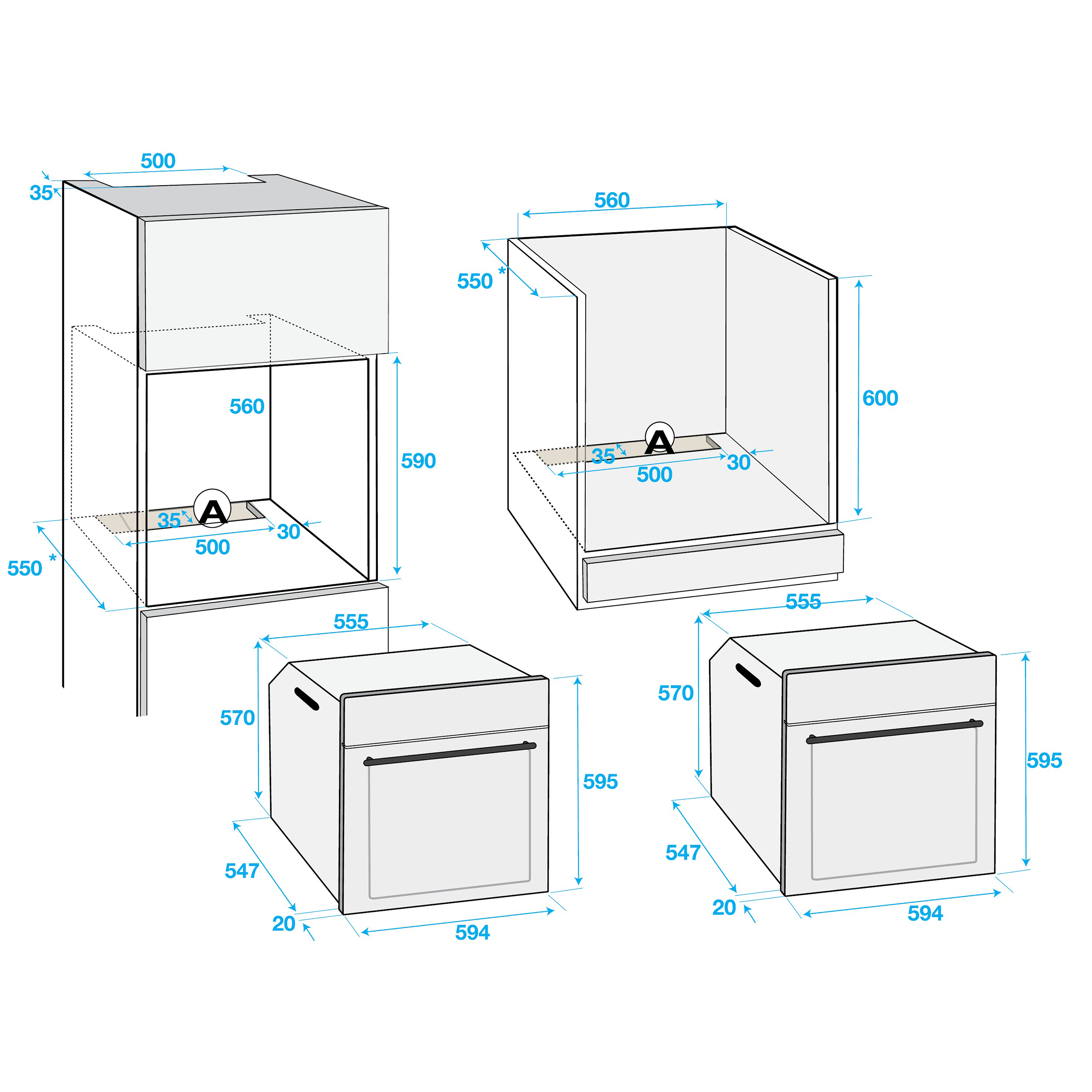 Piekarnik do zabudowy BBIE17300B Beko - 2