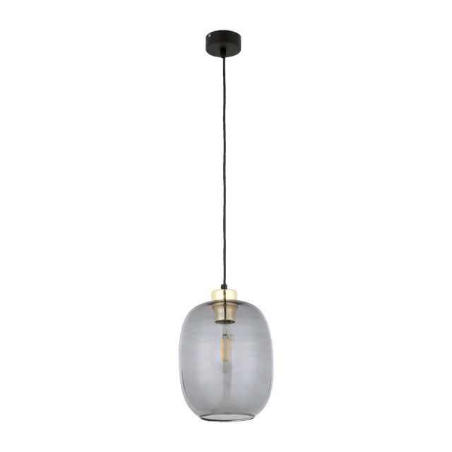 Lampa wisząca Delta szara E27 Tk Lighting