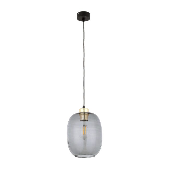 Lampa wiszaca delta szara e27 tk lighting 84586167