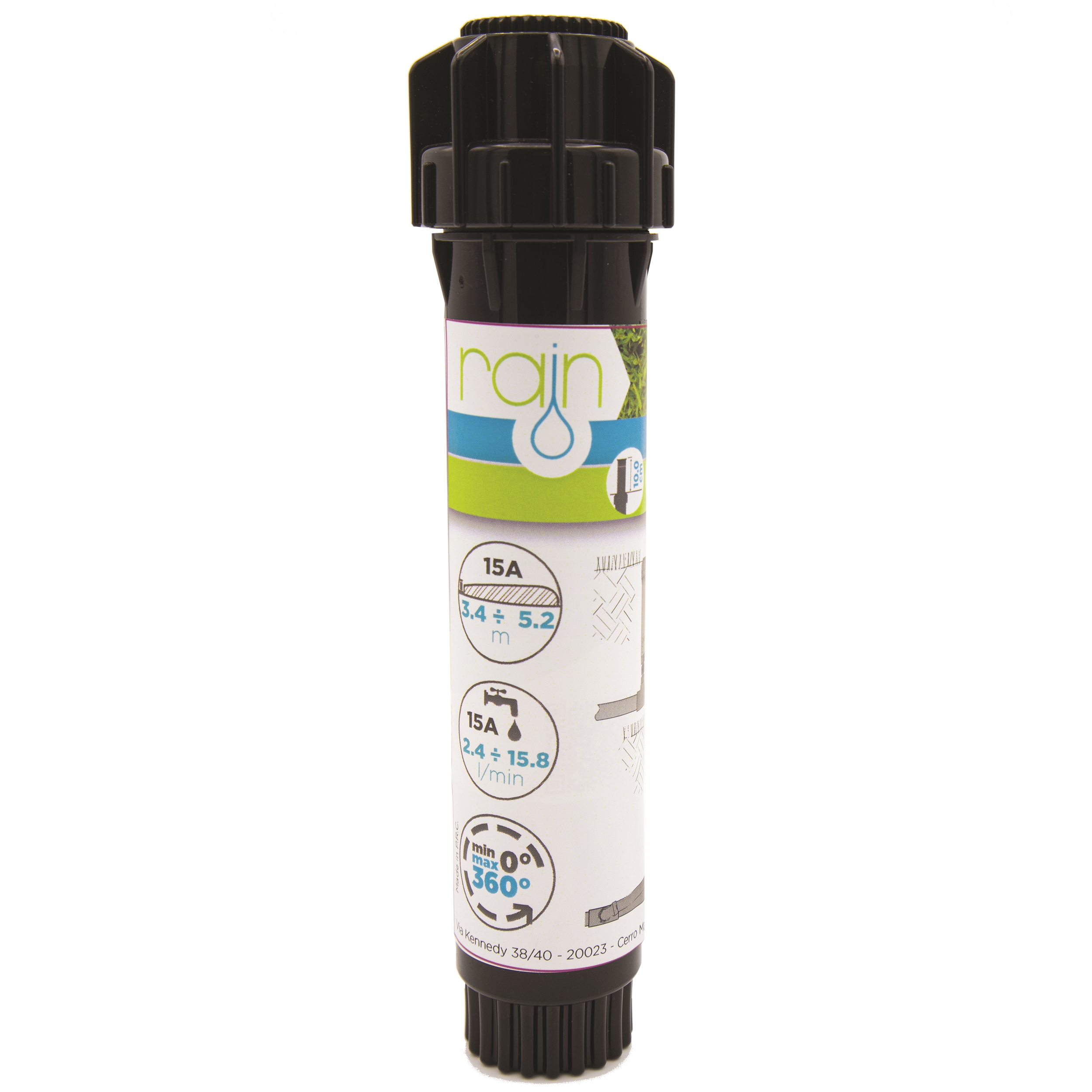 Zraszacz wynurzalny 4.6m S020 D15A Rain