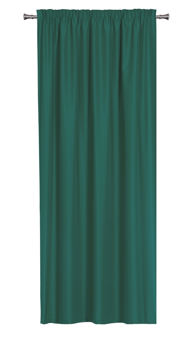 Zasłona Oxford zielona 140 x 260 cm na taśmie