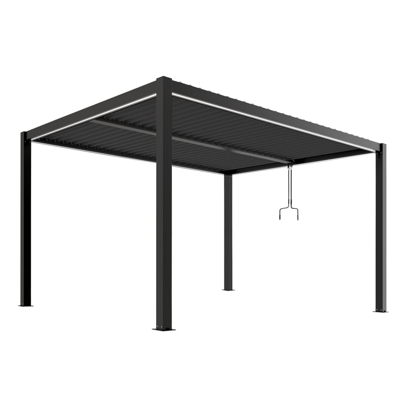 Pawilon ogrodowy Luxe 3x4 m antracytowy