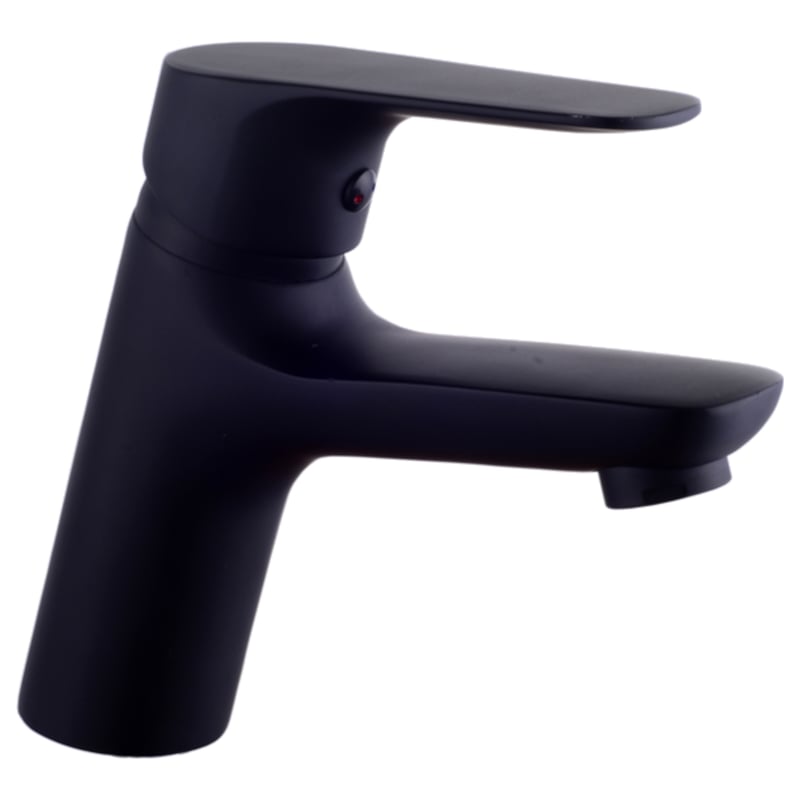 Bateria umywalkowa czarna 15 cm Sigma Liveno