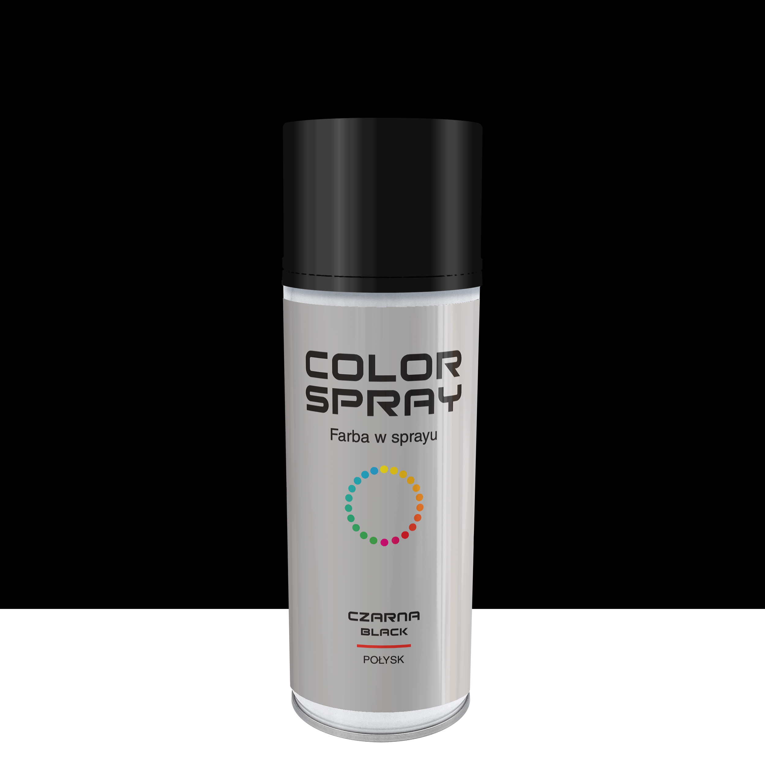 Spray 0.4 l czarny połysk Jeger