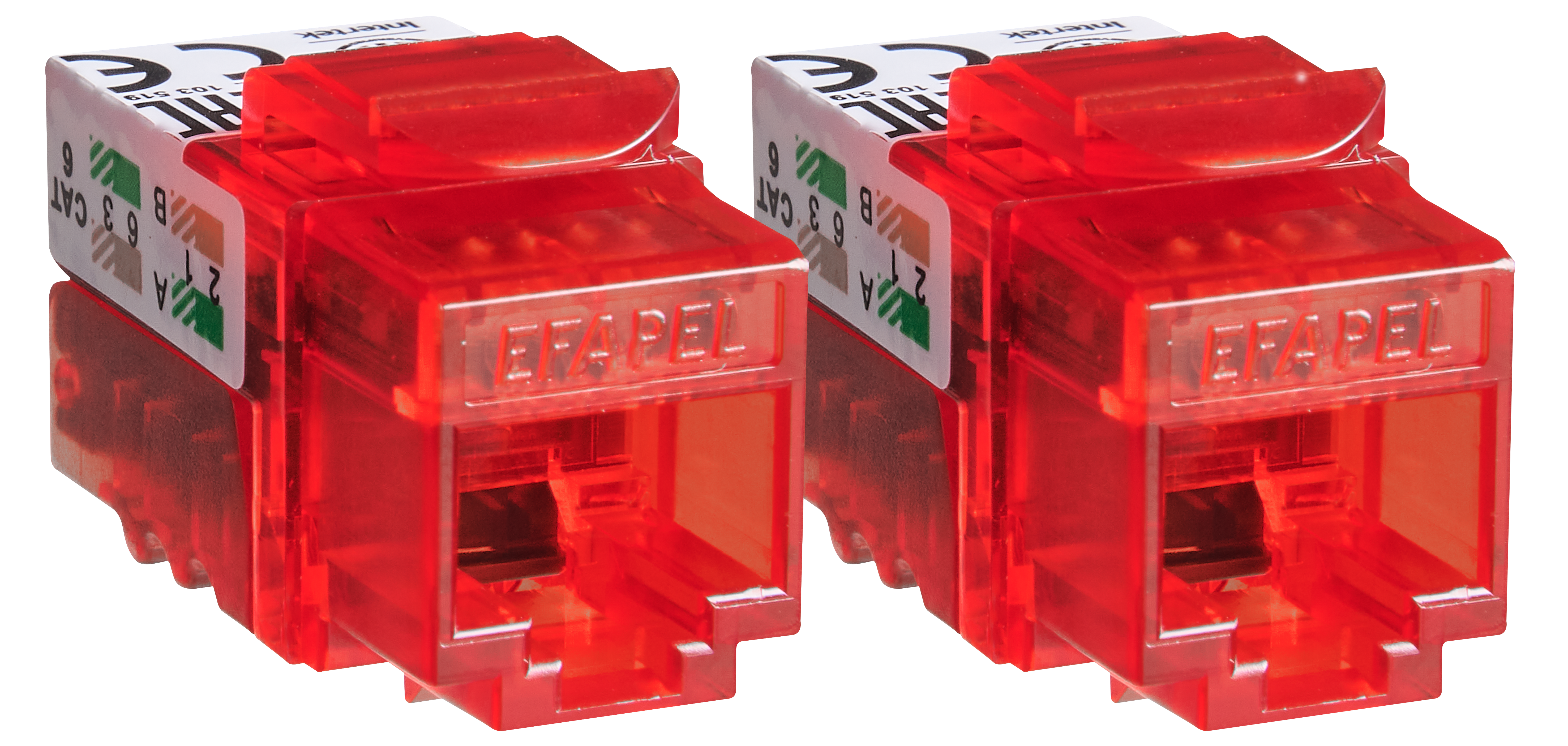 Moduł typu Keystone RJ45 Kat.6 LOGUS 90 EFAPEL 2 sztuki