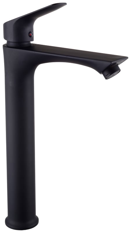 Bateria umywalkowa czarna wysoka Sigma Liveno