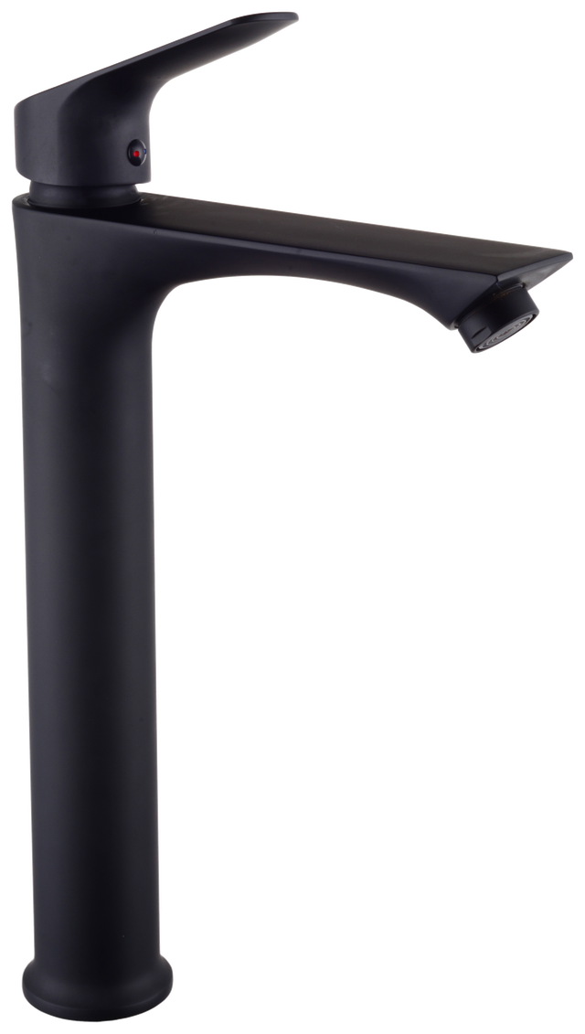 Bateria umywalkowa czarna wysoka Sigma Liveno