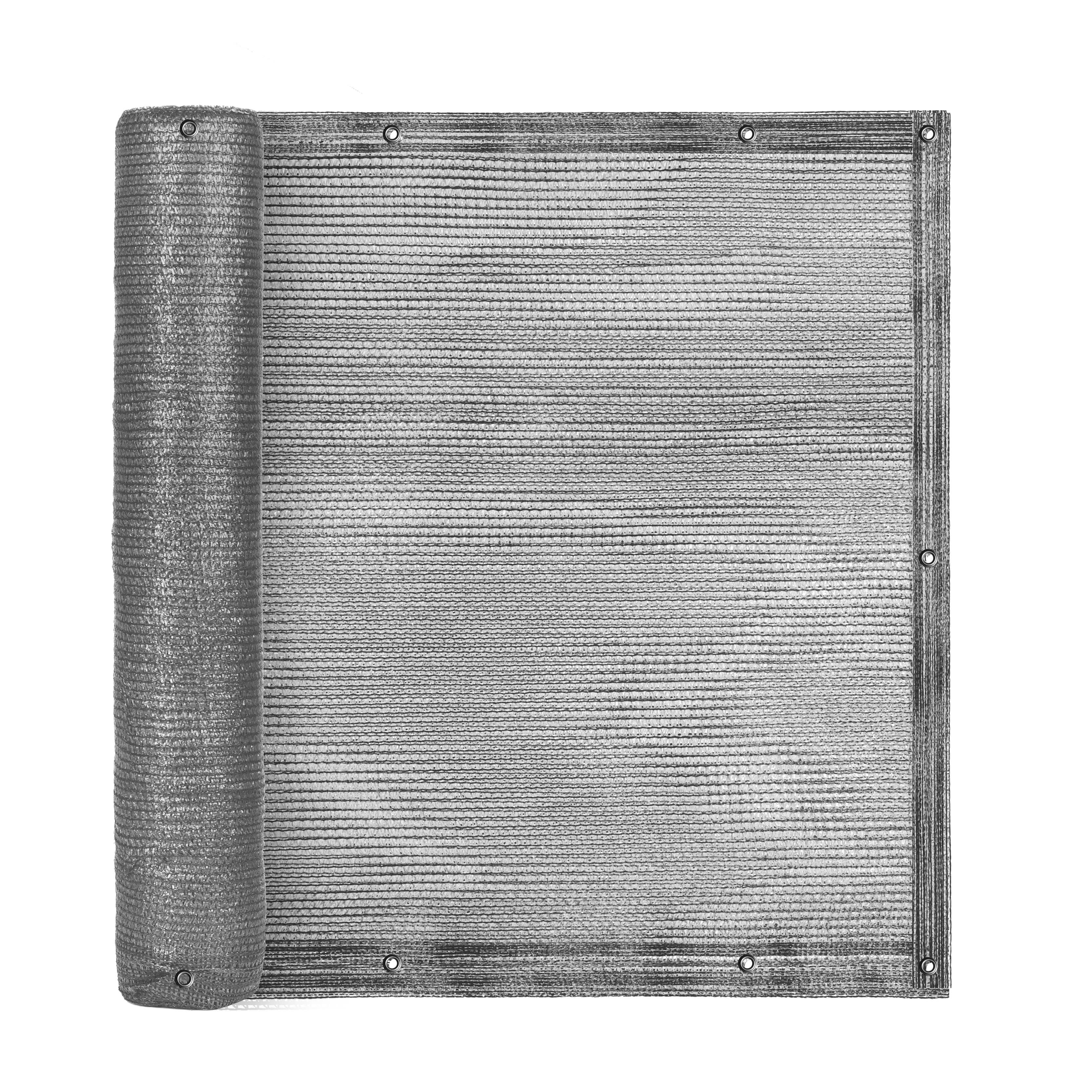 Osłona balkonowa oczkowana 1.5x25 m szara