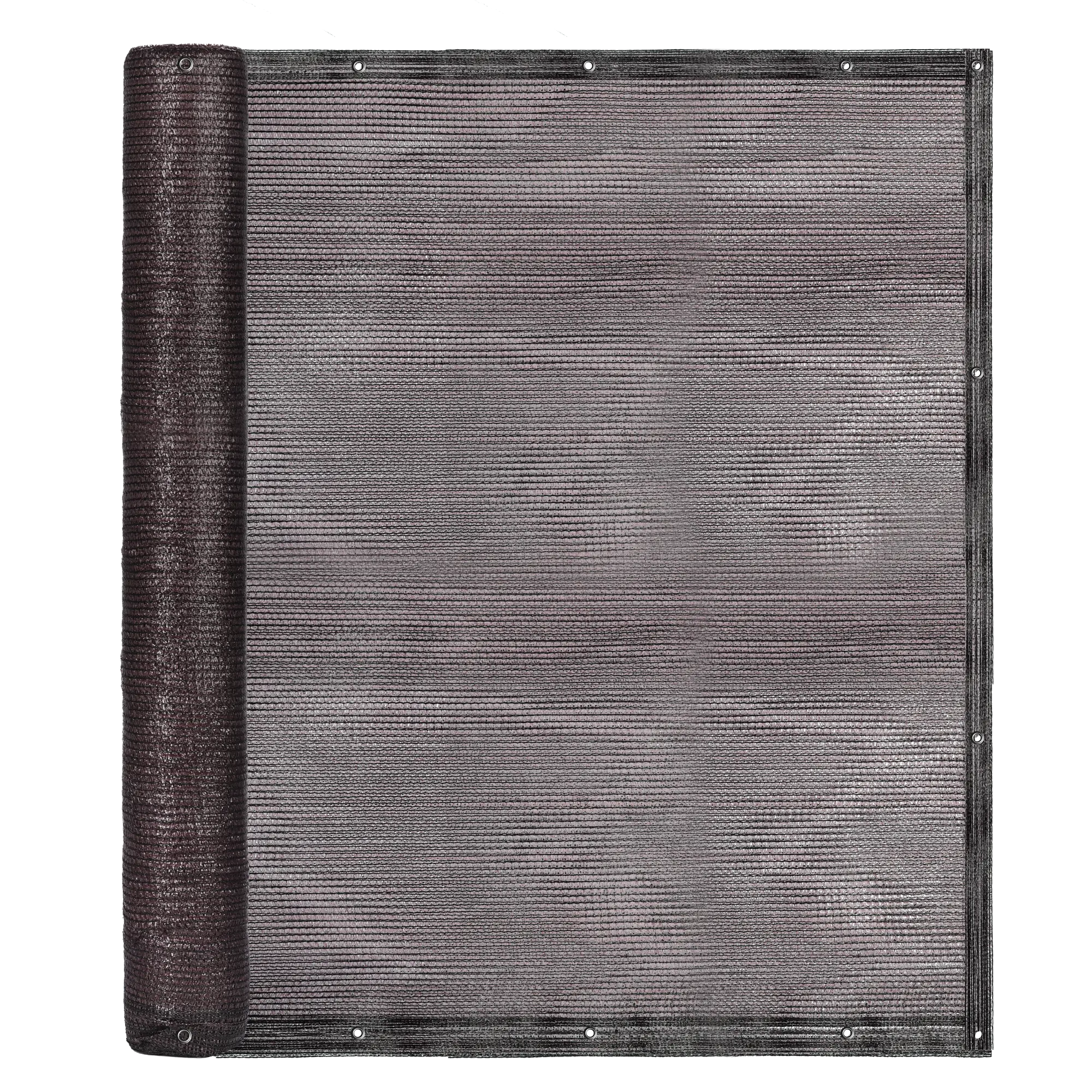 Osłona balkonowa oczkowana 1.5x25 m brązowa