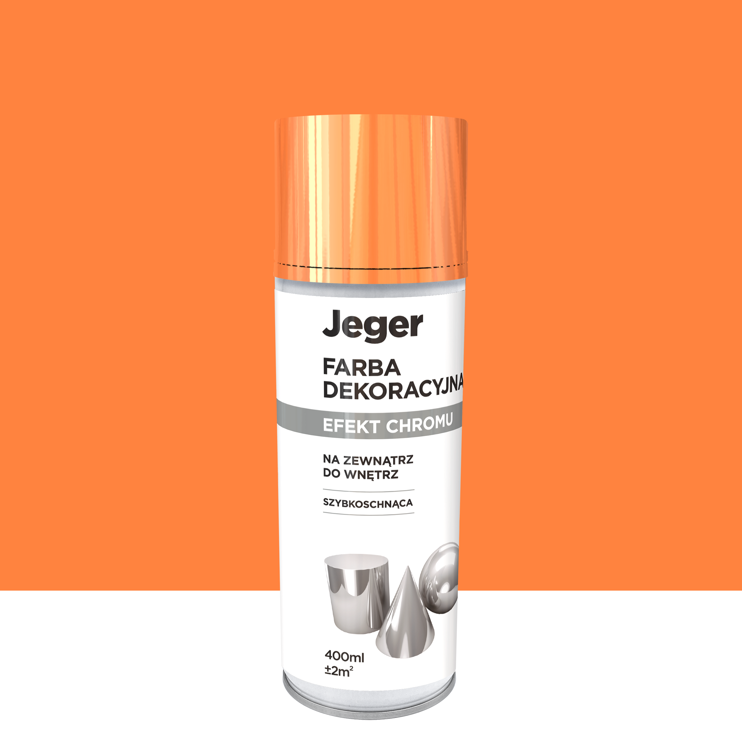 Spray 0.4 l miedź metalizowany Jeger