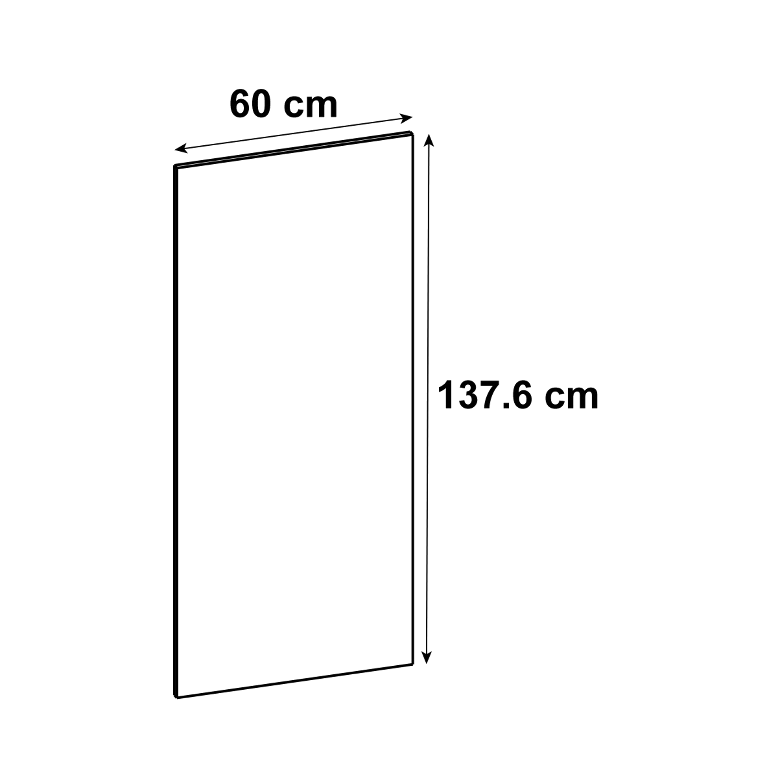 Zaślepka boczna FS60/138 Tokyo II biały mat Delinia iD - 11