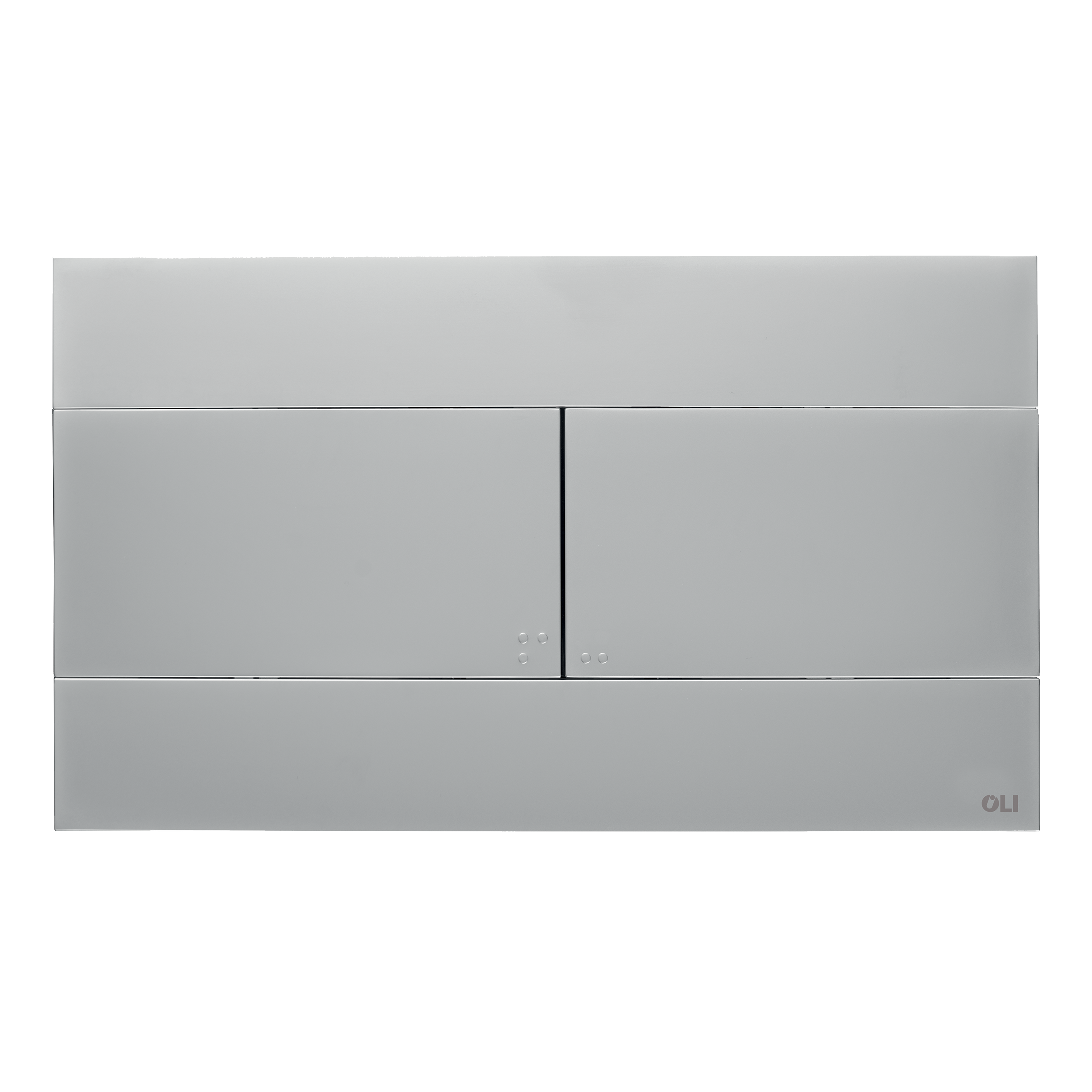 Placa de acionamento para sanita suspensa 25,5x15 cm cromado Oli Slim - 2