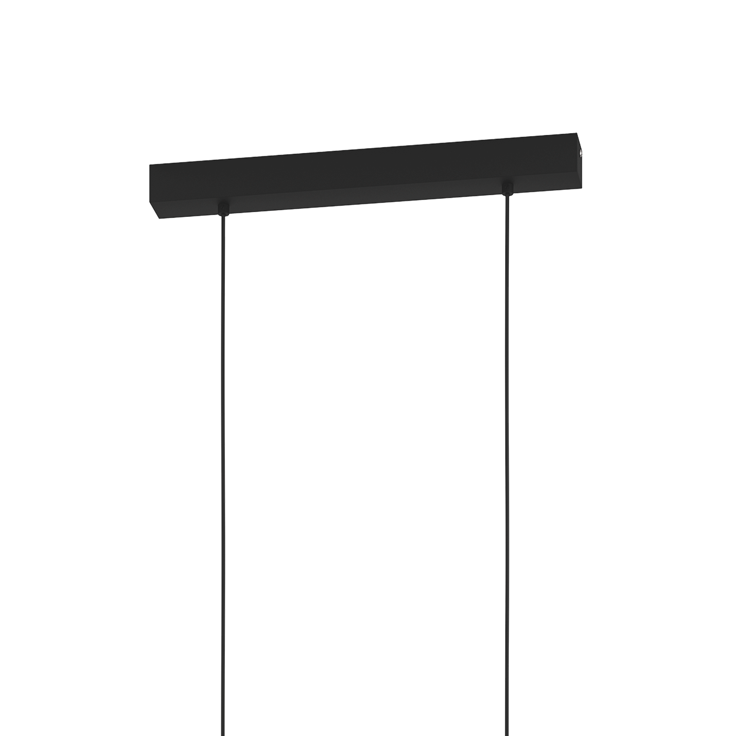 Candeeiro de teto suspenso INSPIRE TABODI E27 3 LUZES METAL/MADEIRA PRETO - 46