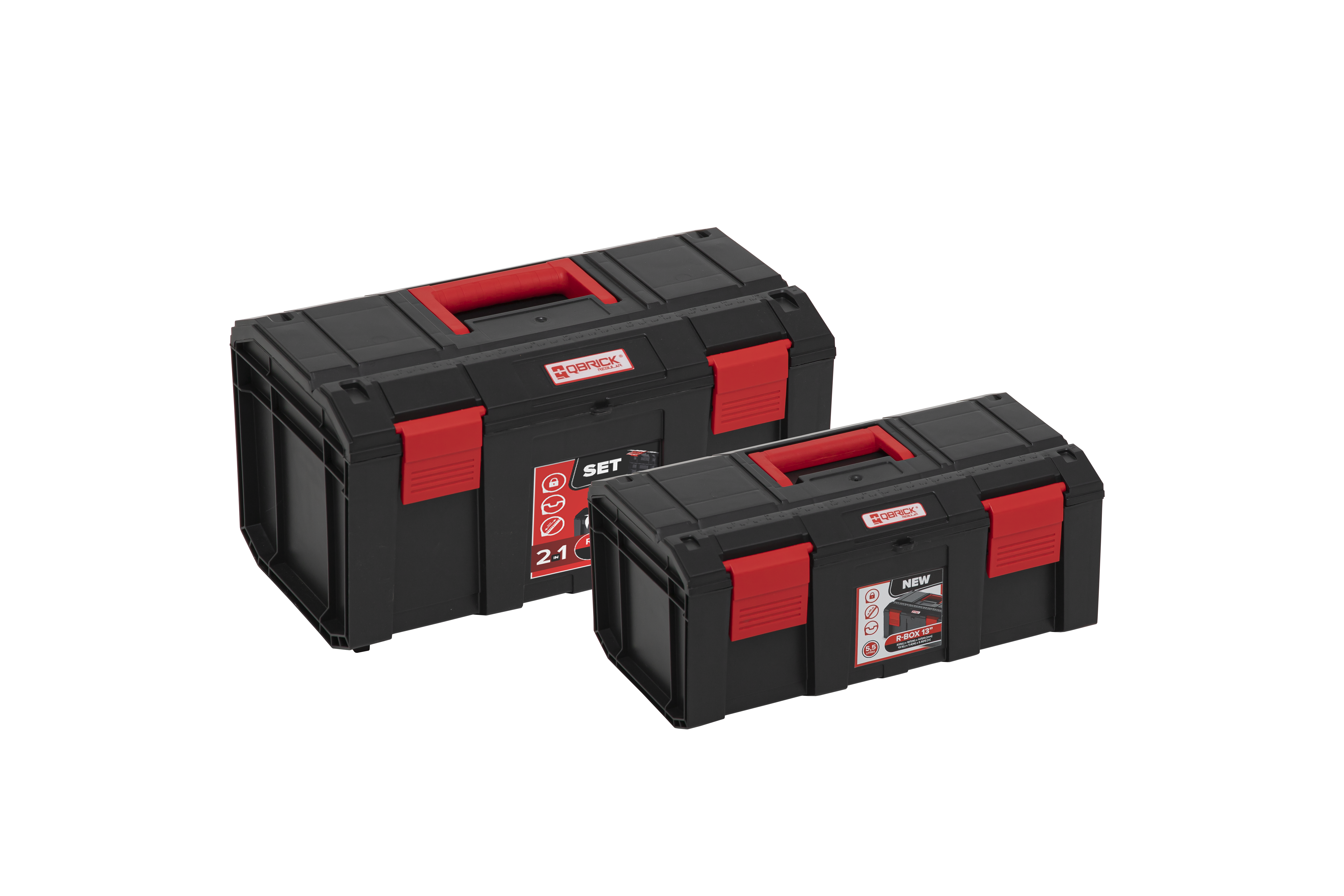 Zestaw skrzynek narzędziowych Qbrick 16" + 13"