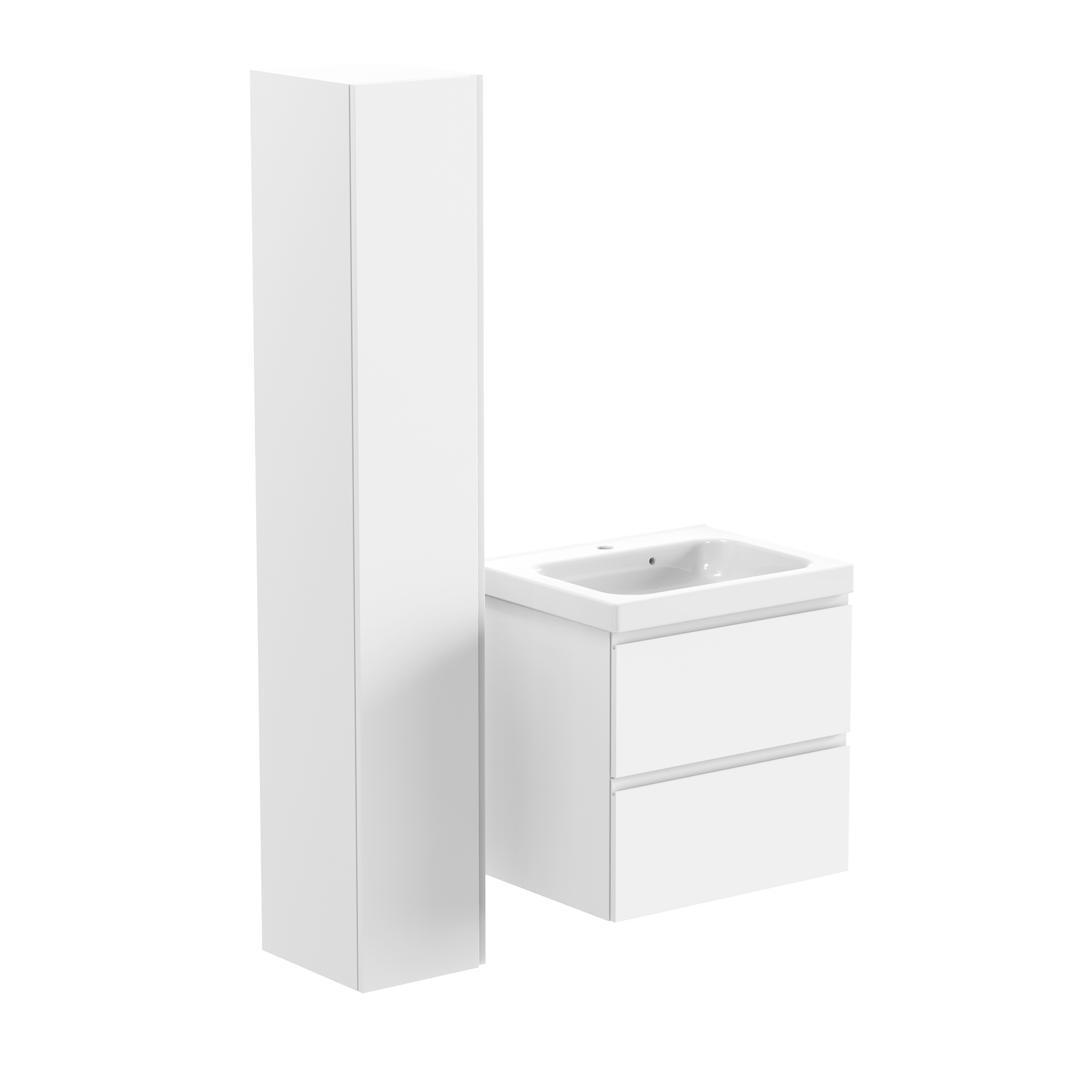 Szafka pod umywalkę Remix Biały Mat 60 Sensea - 28