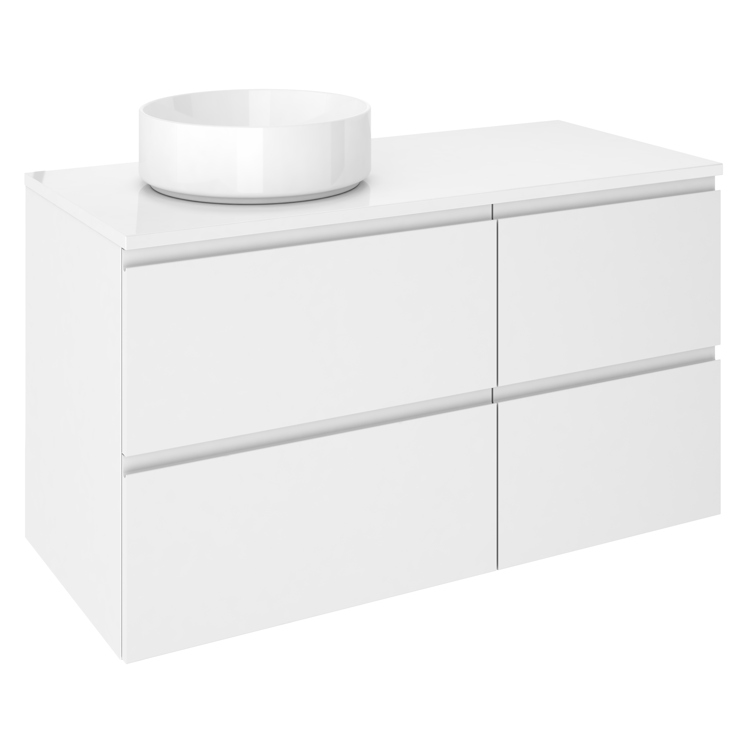 Szafka pod umywalkę Remix Biały Mat 60 Sensea - 23