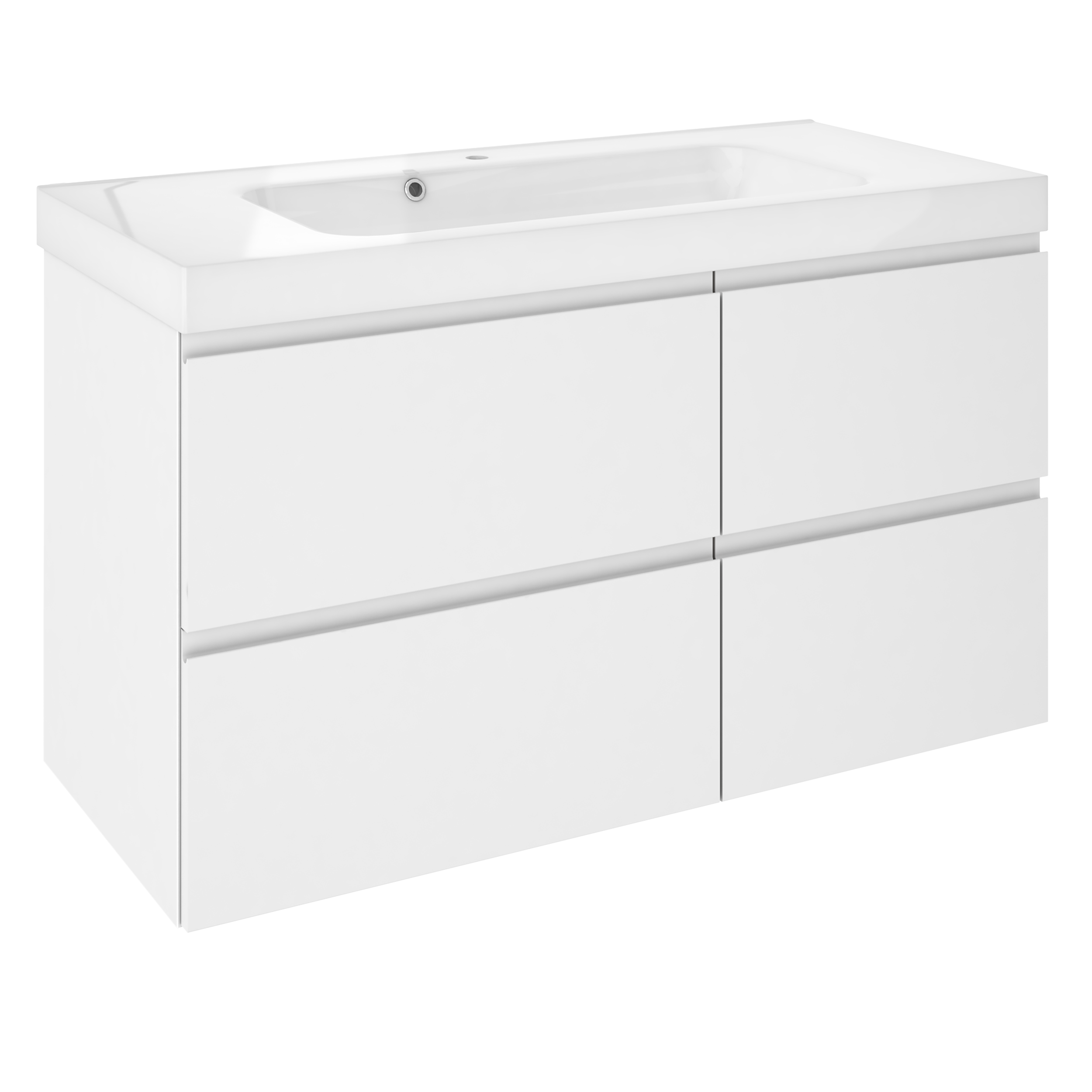 Szafka pod umywalkę Remix Biały Mat 60 Sensea - 21