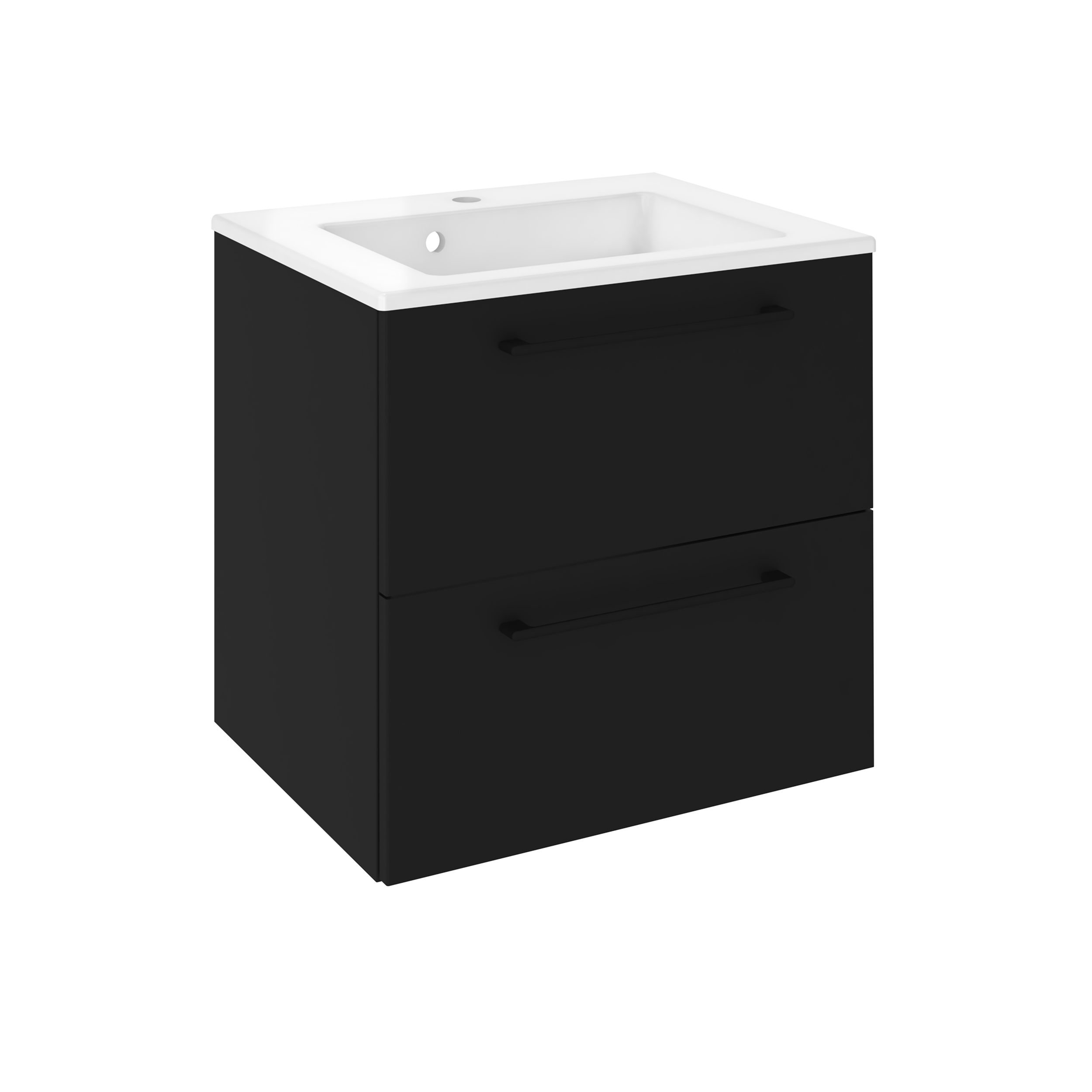 Szafka pod umywalkę Remix Black Mat 60 Sensea - 30