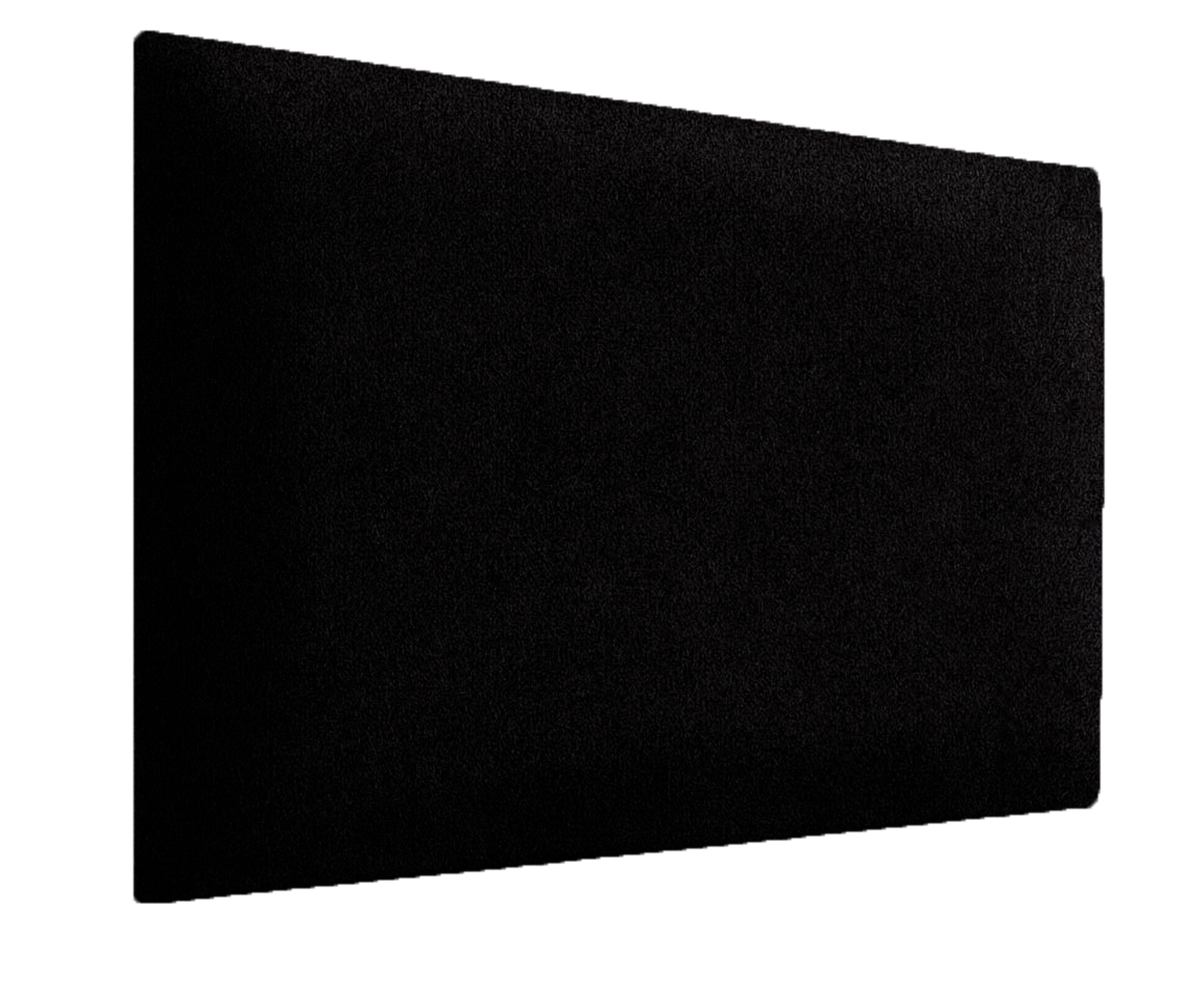 Panel ścienny tapicerowany prostokąt 60x30 cm czarny mat 99 Stelle