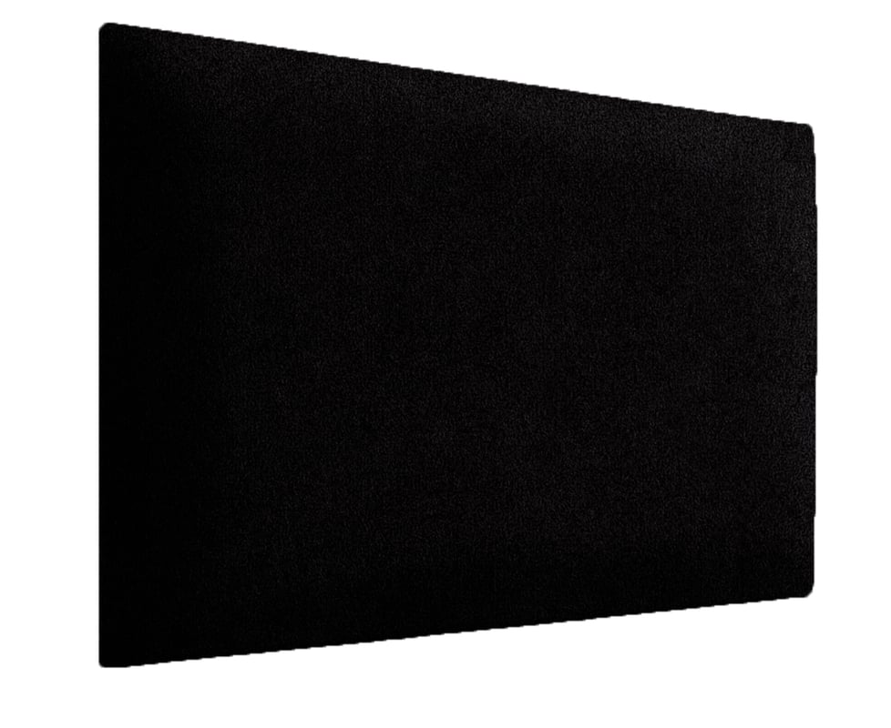 Panel ścienny tapicerowany prostokąt 60x30 cm czarny mat 99 Stelle