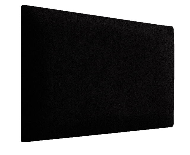 Panel ścienny tapicerowany prostokąt 60x30 cm czarny mat 99 Stelle
