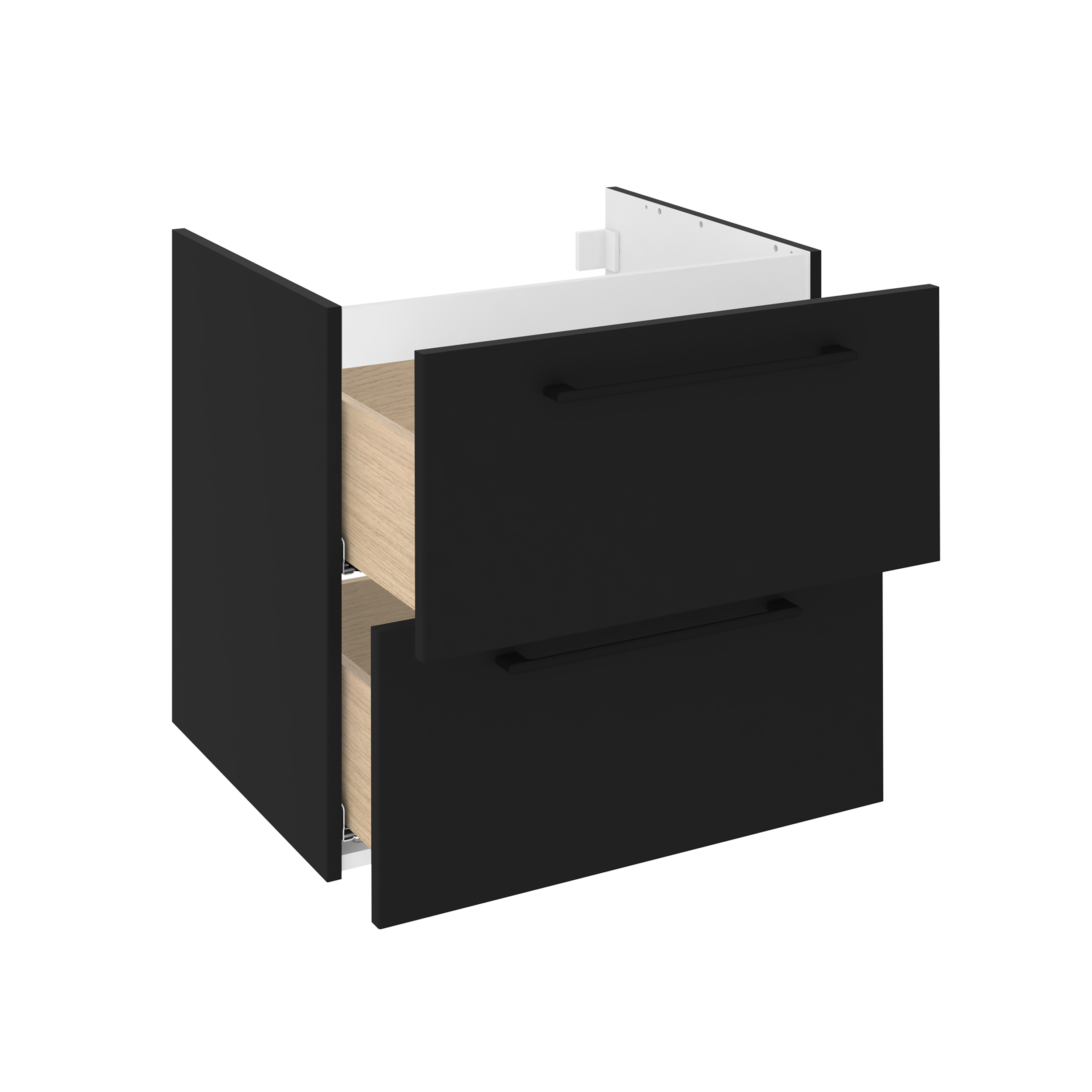 Szafka pod umywalkę Remix Black Mat 60 Sensea - 28