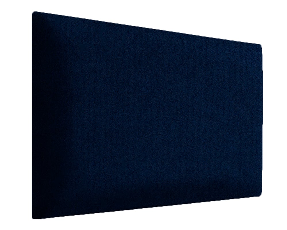 Panel ścienny tapicerowany prostokąt 60x30 niebieski mat Monoli Stelle
