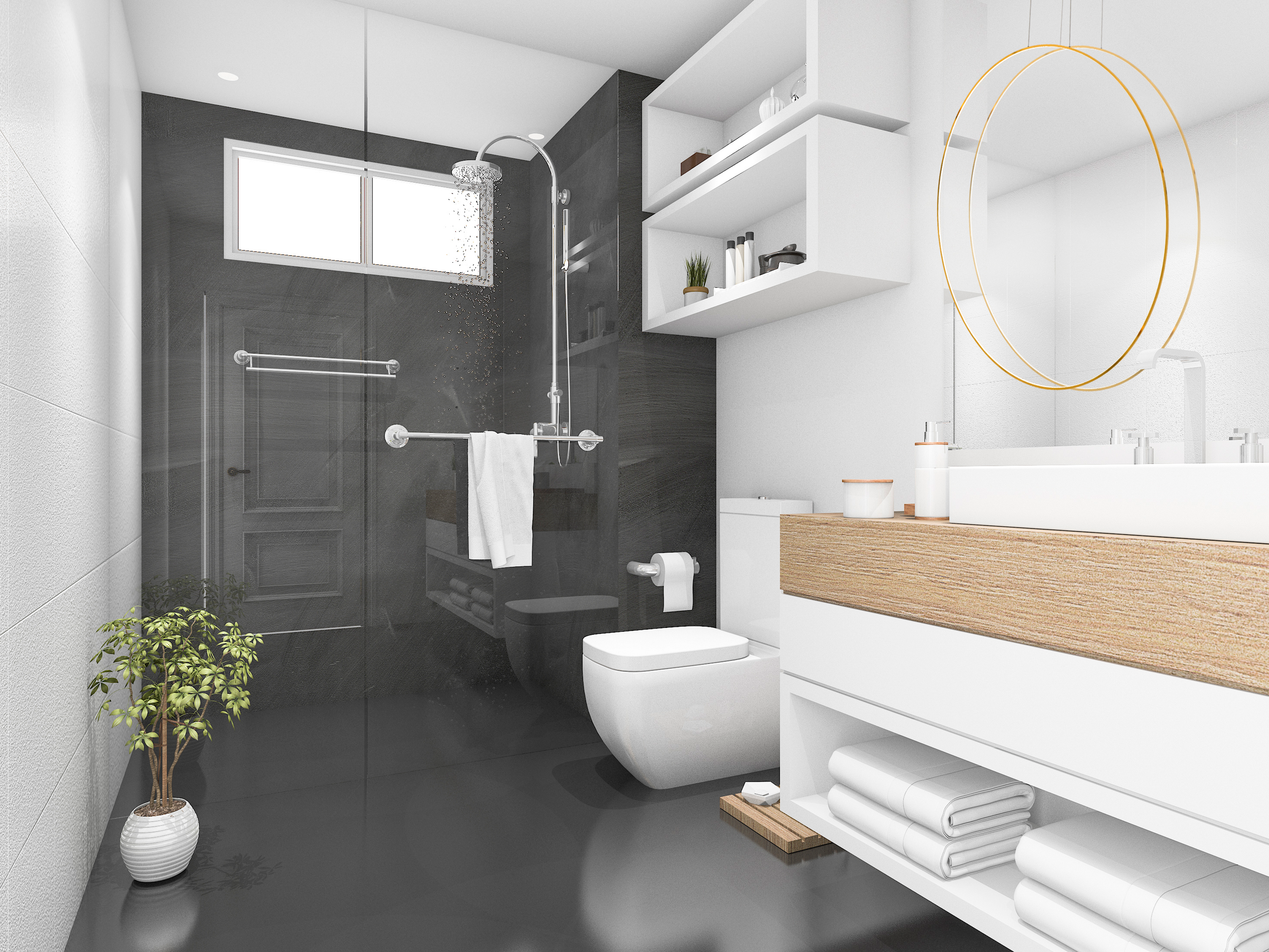 Lampa wisząca Mirror złota 90 cm 1500 lm LED Light Prestige - 4