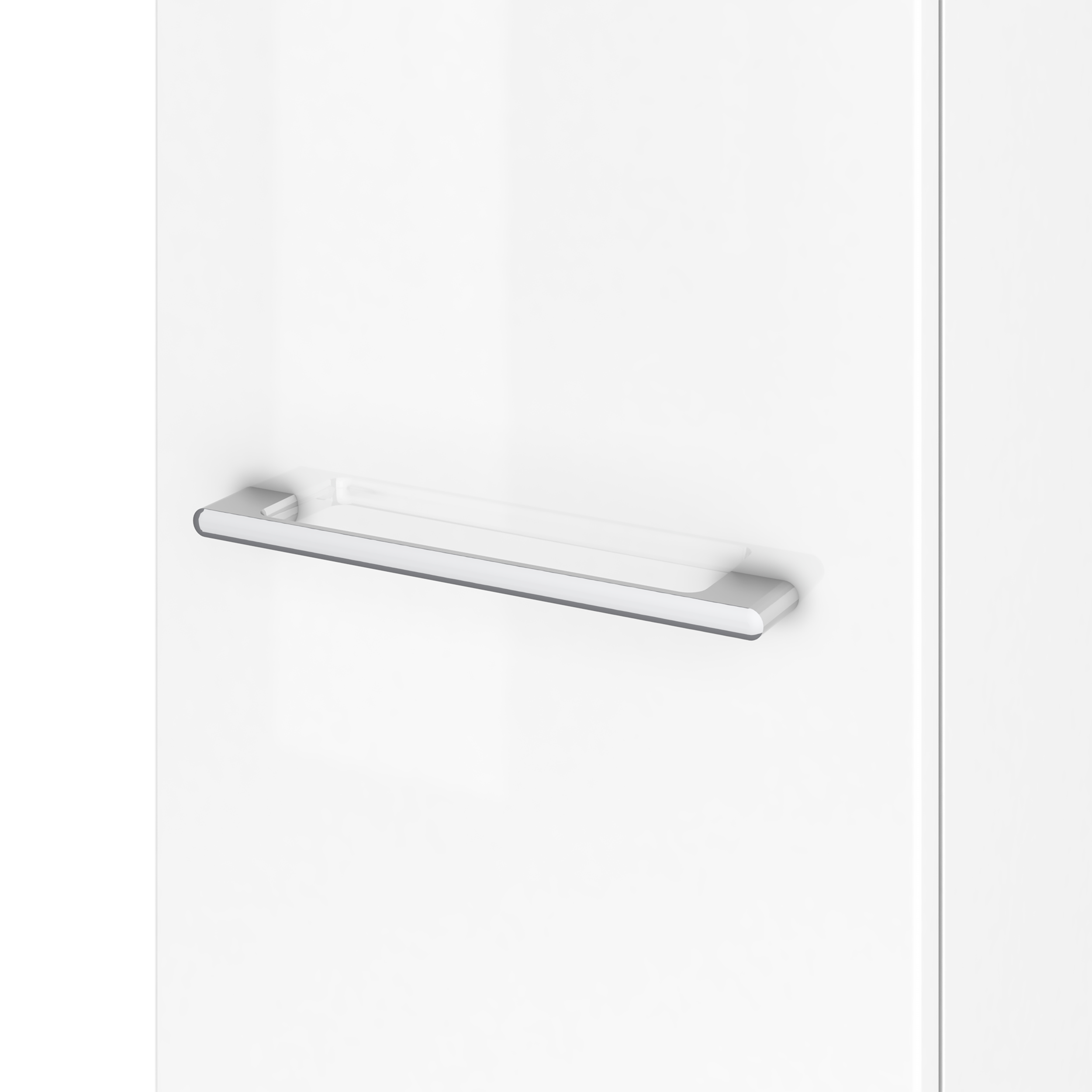 Drzwi do mebli łazienkowych do słupka Remix białe 30 x 173 Sensea - 27